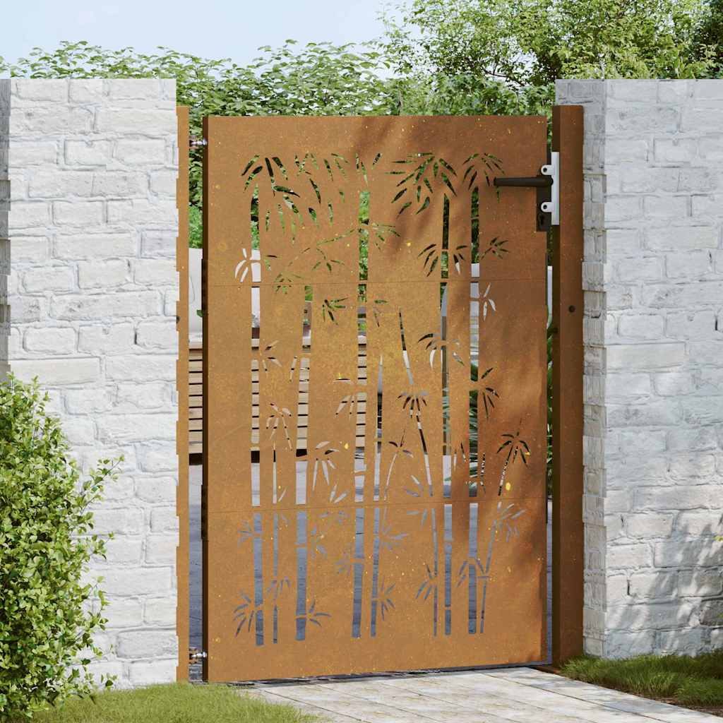 vidaXL Gartentor Gartentor 105x130 cm Cortenstahl günstig online kaufen
