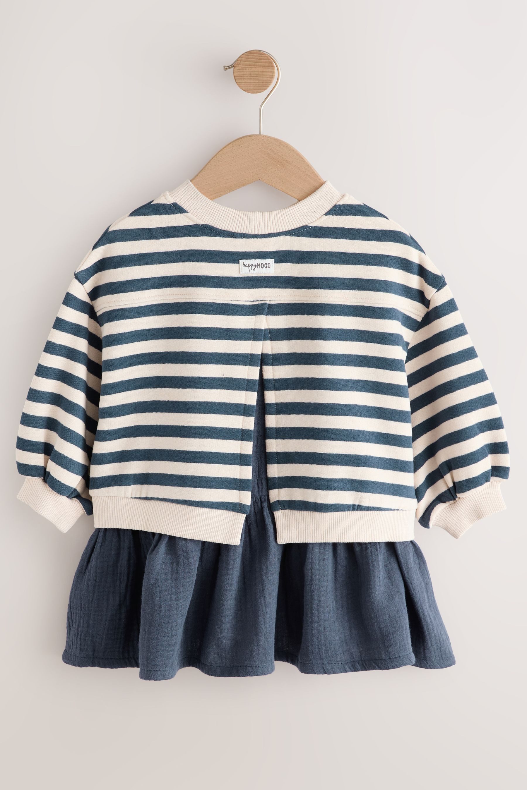 Next Sweatkleid Sweatshirtkleid mit Meshrock (1-tlg) günstig online kaufen