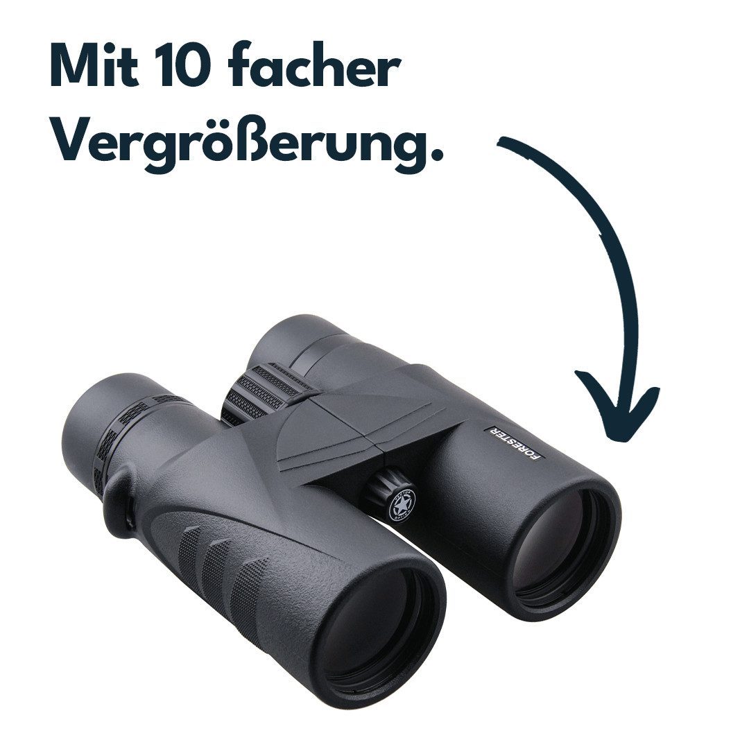 Vector Optics Vector Optics SCBO-02 Forester 10x42 Binocular (Ideal für Ourdoor, Sport, Freizeit, Jagd oder Theater)