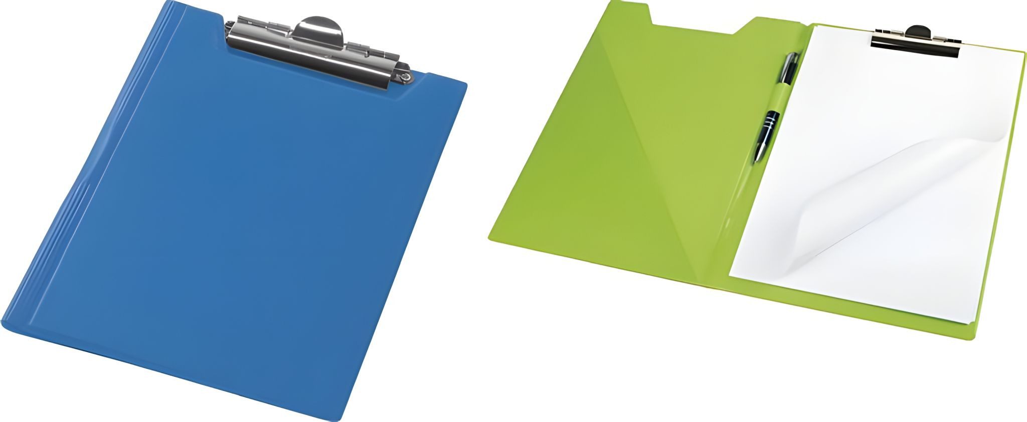Konferenzmappe Klemmbrettmappe A5 PVC-Folie leinengeprägt blau