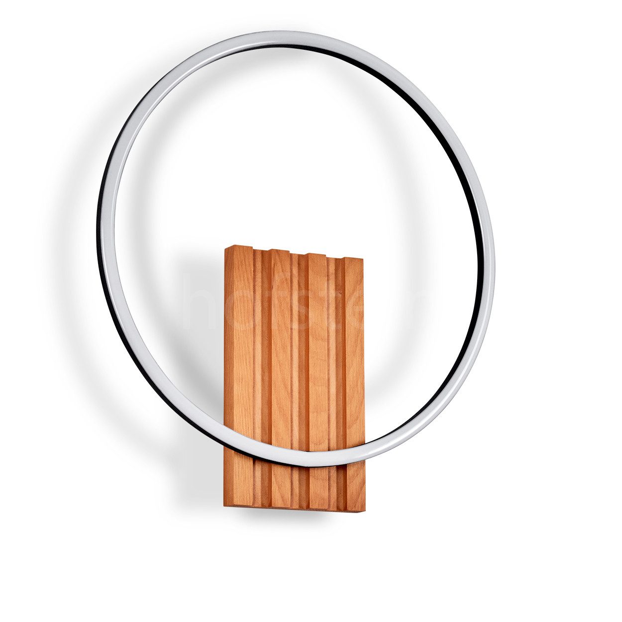 Wandleuchte moderne Wandlampe aus Holz/Metall/Kunststoff in Natur/Schwarz/Weiß
