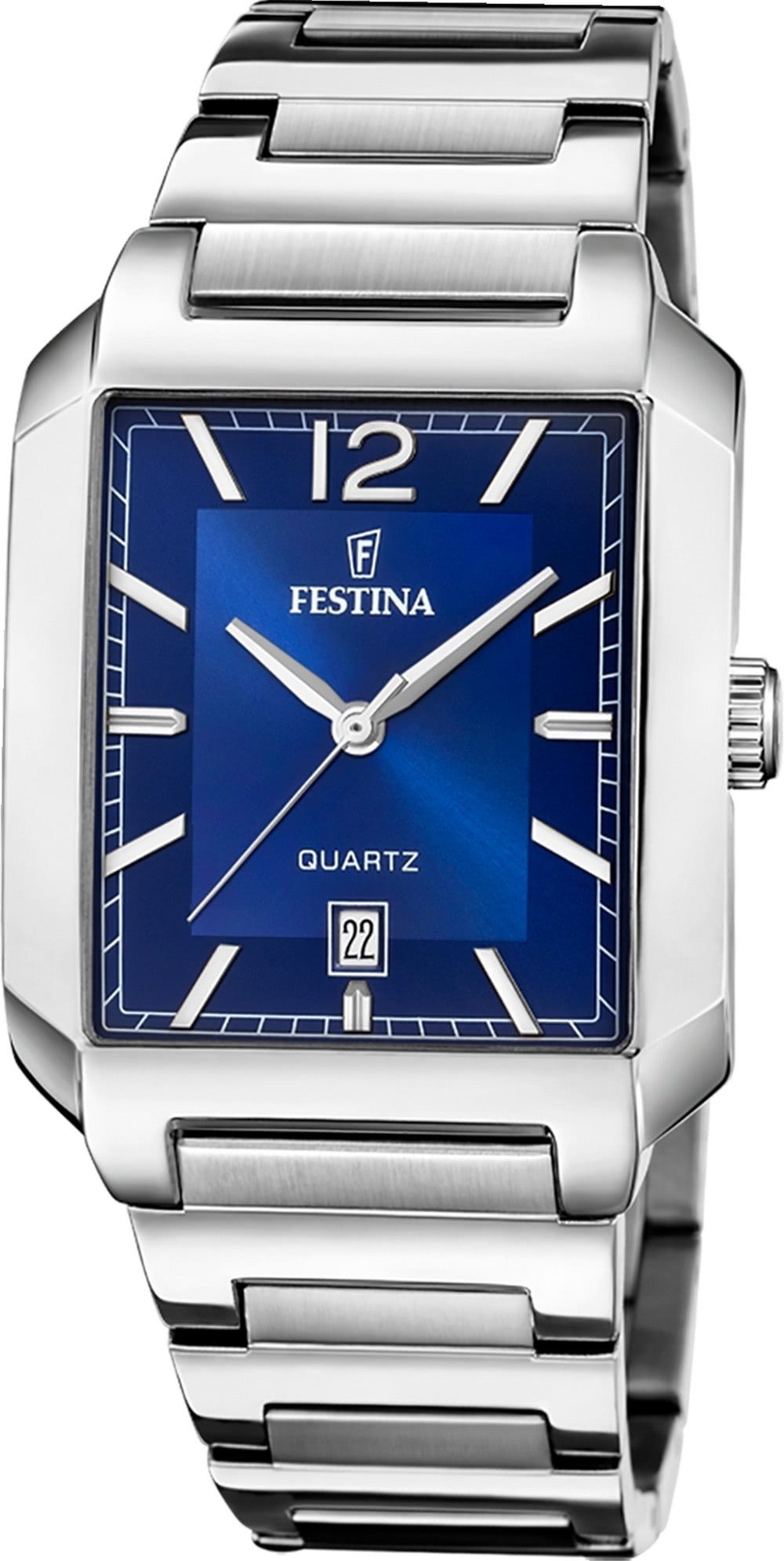 Festina Quarzuhr Festina Herrenuhr Edelstahl silber, (Analoguhr), Herren Ar günstig online kaufen
