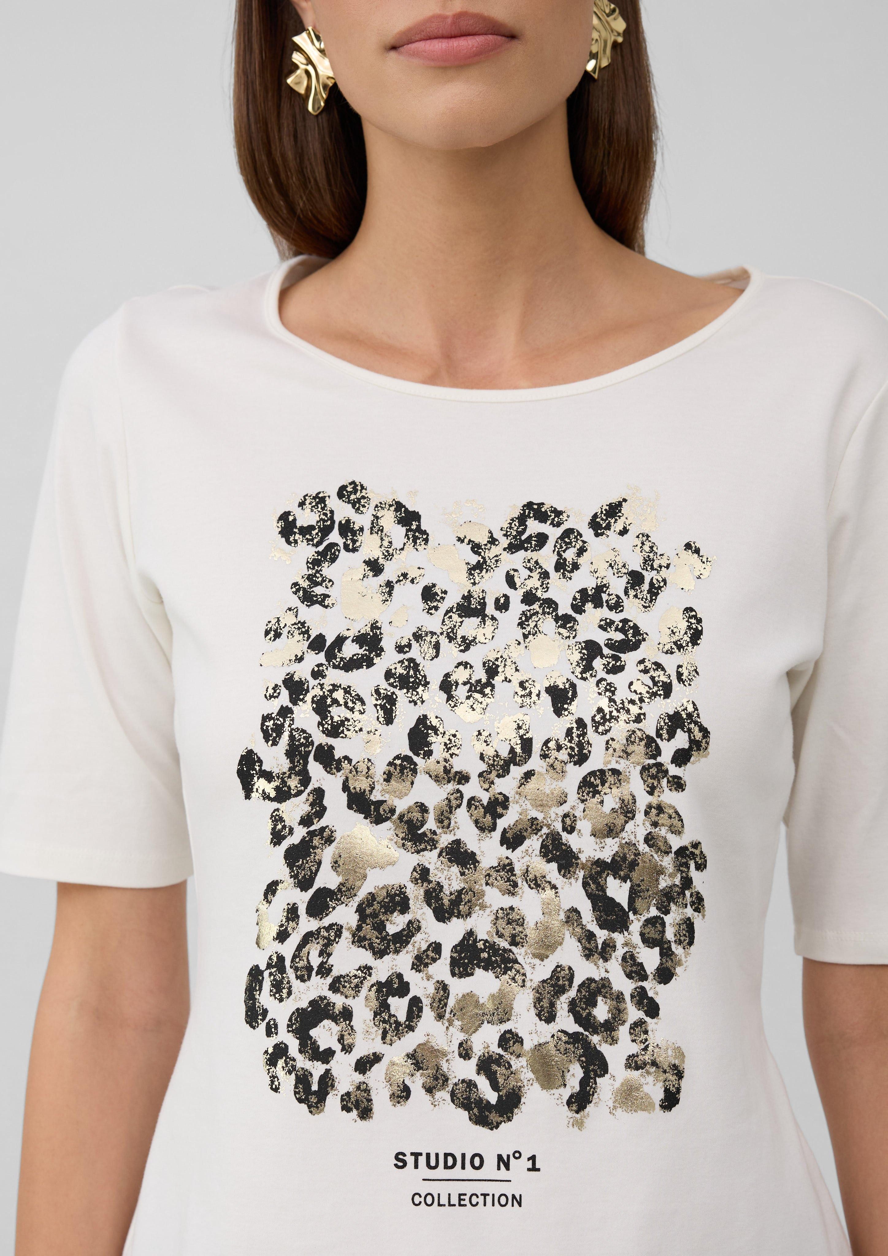 s.Oliver BLACK LABEL Kurzarmshirt T-Shirt mit günstig online kaufen