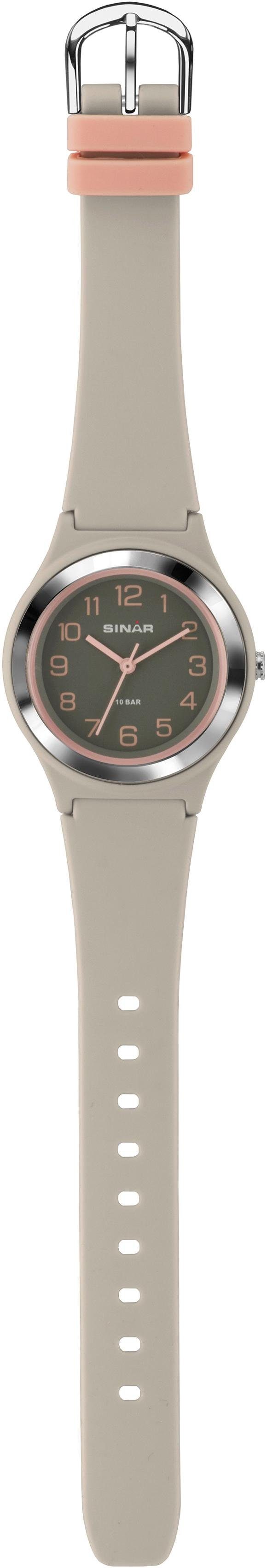 SINAR Quarzuhr XB-48-5, Armbanduhr, Damenuhr,Jugendliche, Silikonarmband, günstig online kaufen