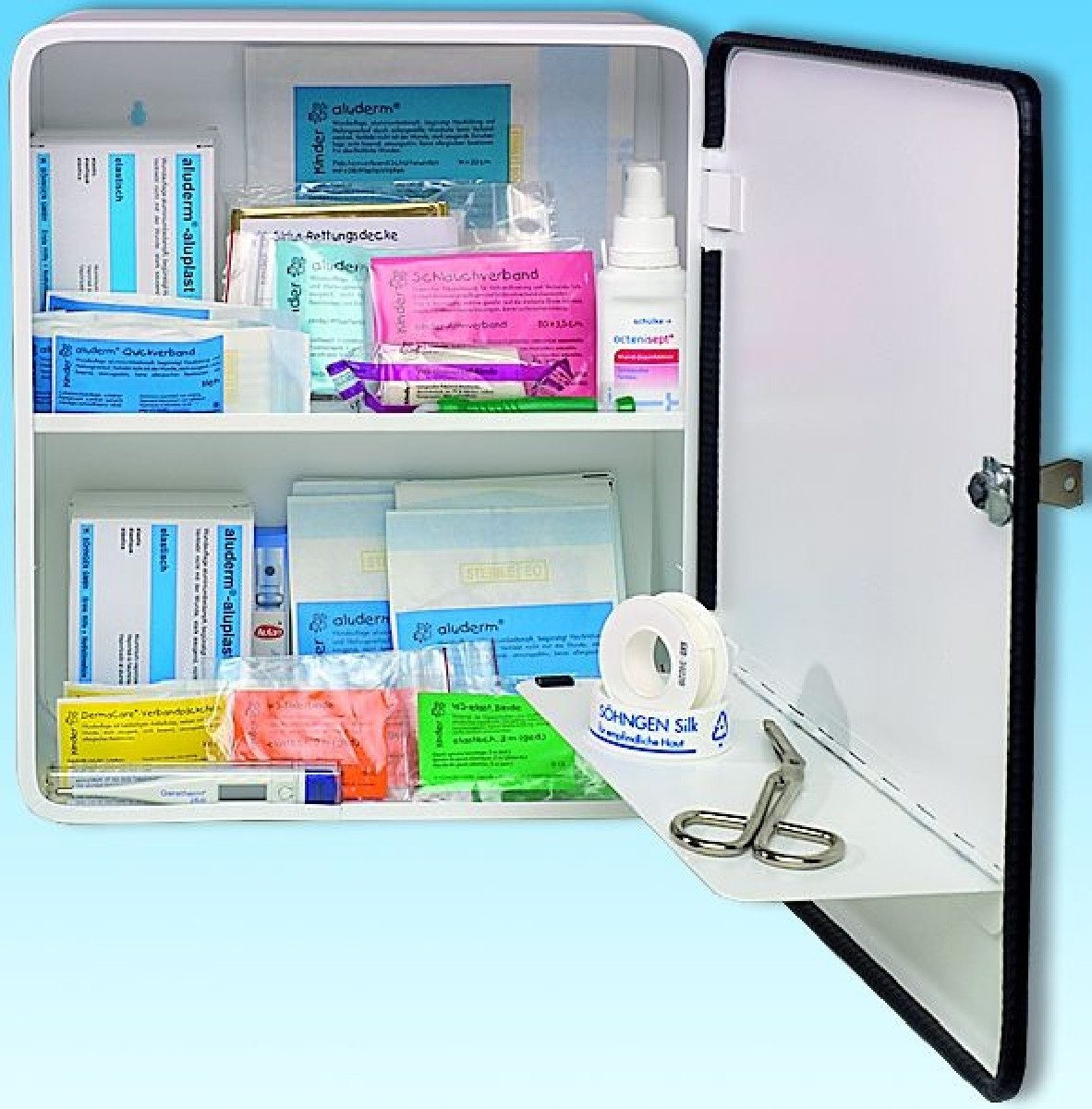 Söhngen Erste-Hilfe-Set Verbandschrank Erste-Hilfe 'Krabbelgruppe' weiß