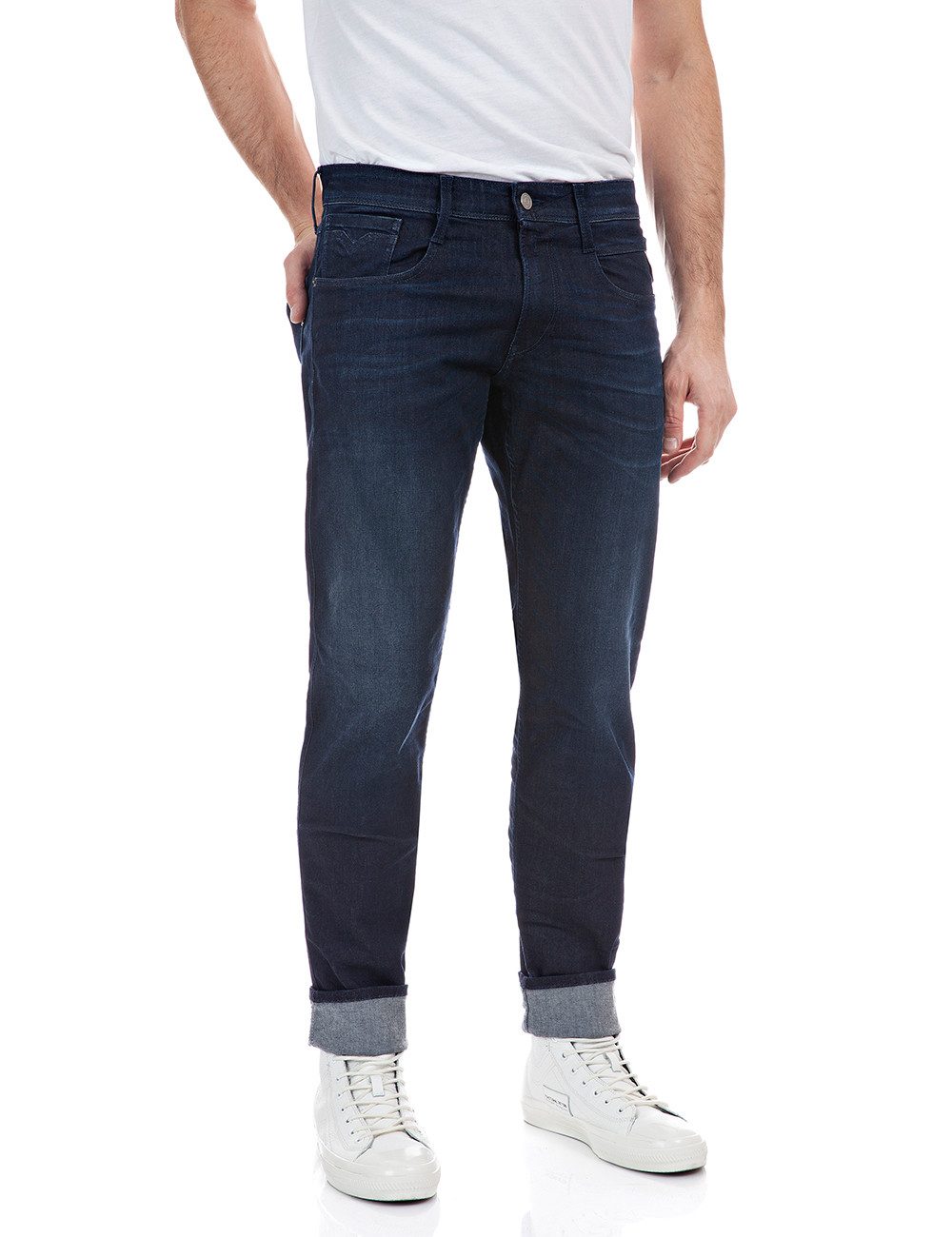 Replay Slim-fit-Jeans Anbass Superstretch elastisch günstig online kaufen