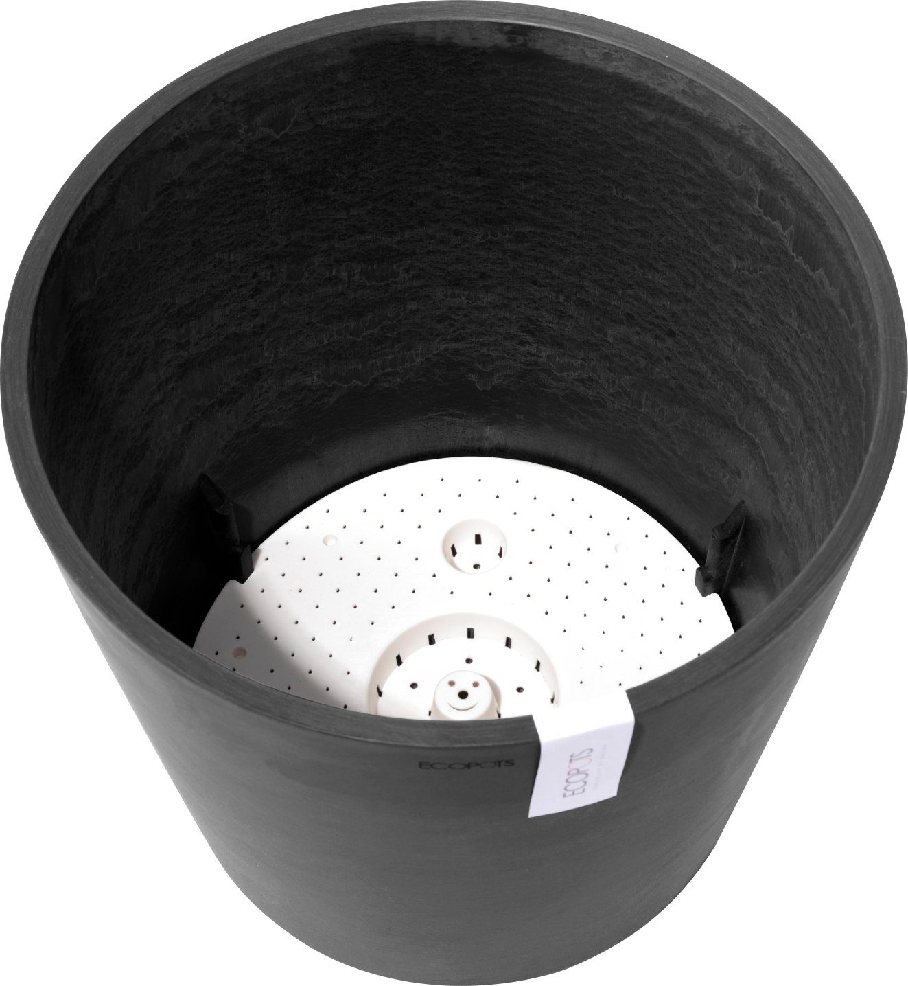 ECOPOTS Blumentopf AMSTERDAM Dark Grey, BxTxH: 40x40x35 cm, mit Wasserreservoir. Reduzierter Preis € 46,61. Unverbindliche Preisempfehlung € 59,00
