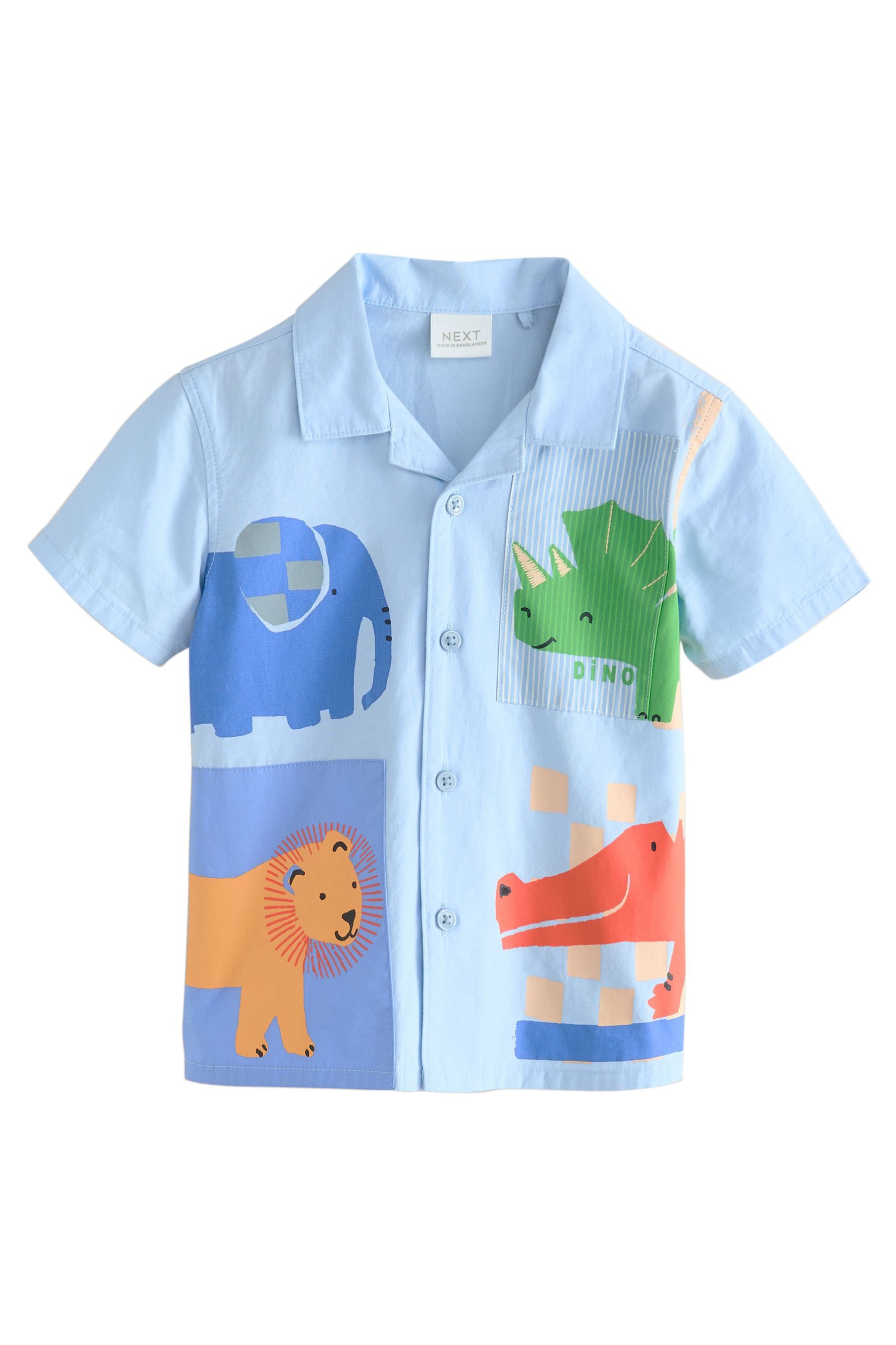 Next Kurzarmhemd Kurzärmliges Hemd aus Baumwolle günstig online kaufen