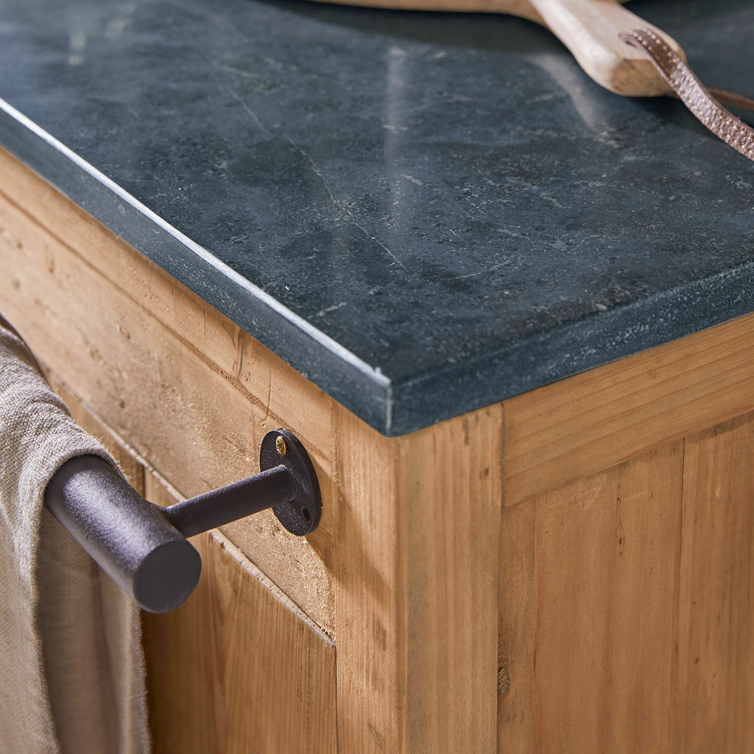 Mirabeau Küchenzeile Küchenschrank Sunnybrook braun/grau