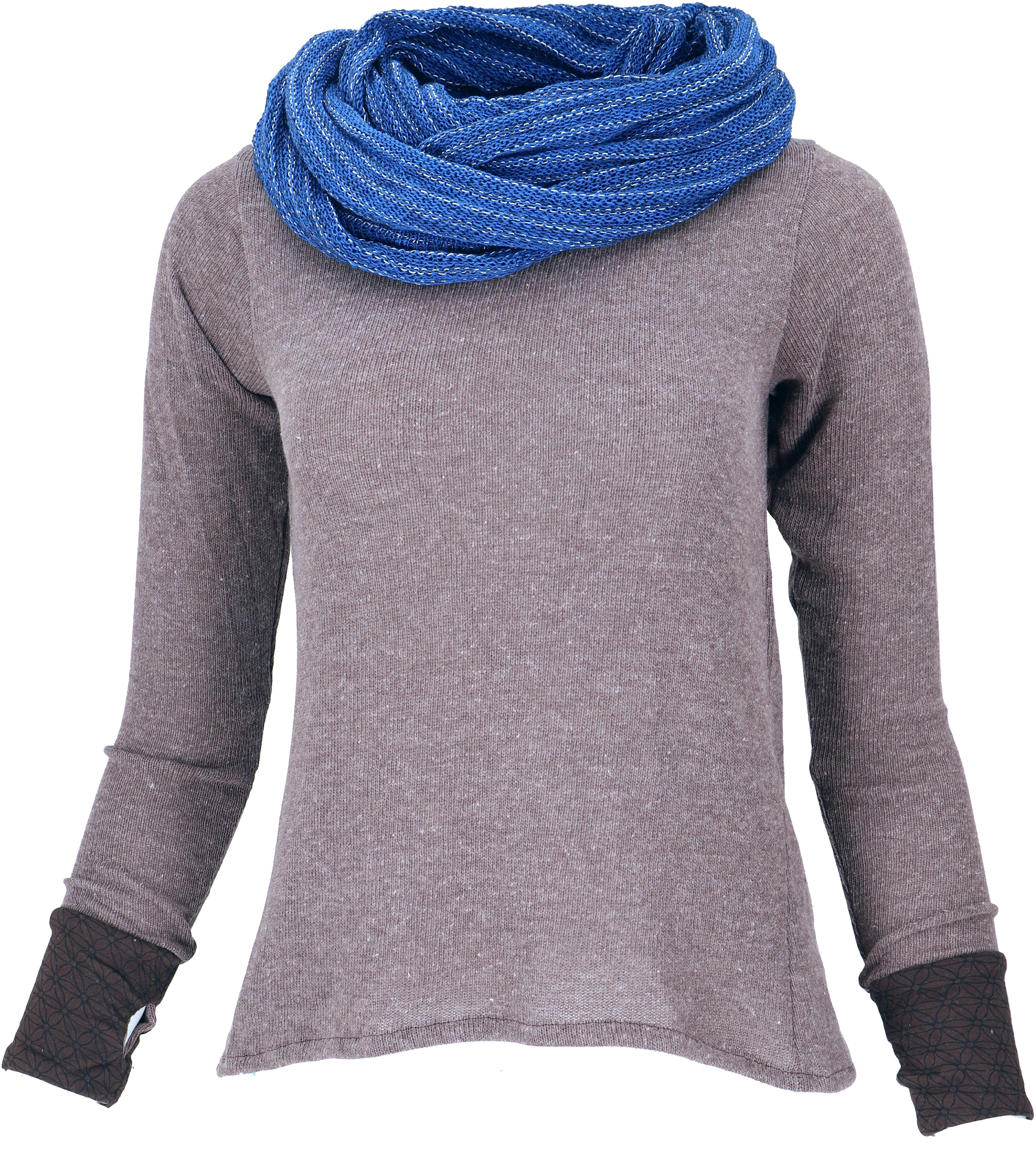 Guru-Shop Halstuch Weicher Loop Schal, Magic Loopschal - blau günstig online kaufen