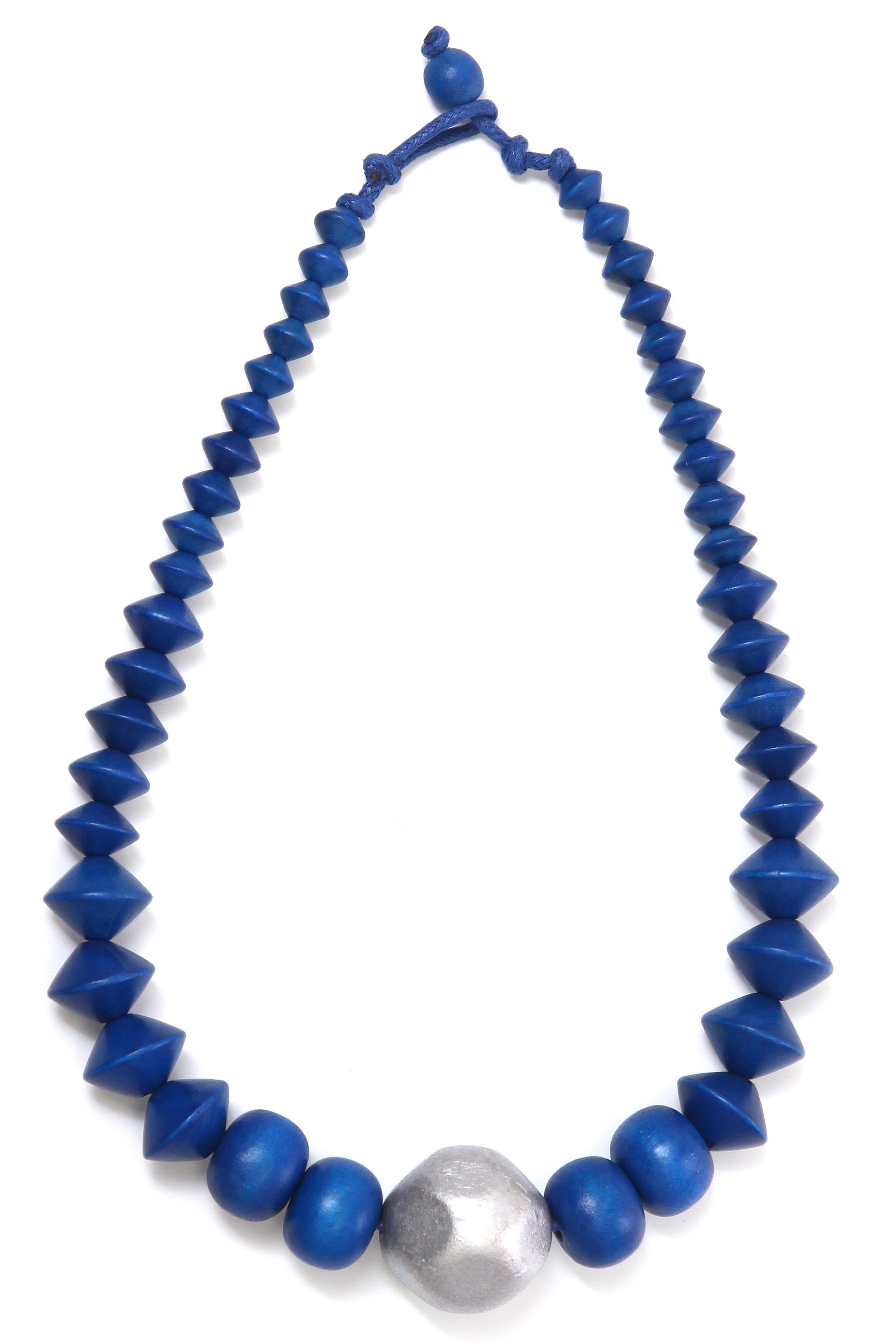 COLLEZIONE ALESSANDRO Kette mit Anhänger Kara, mit Holzperlen