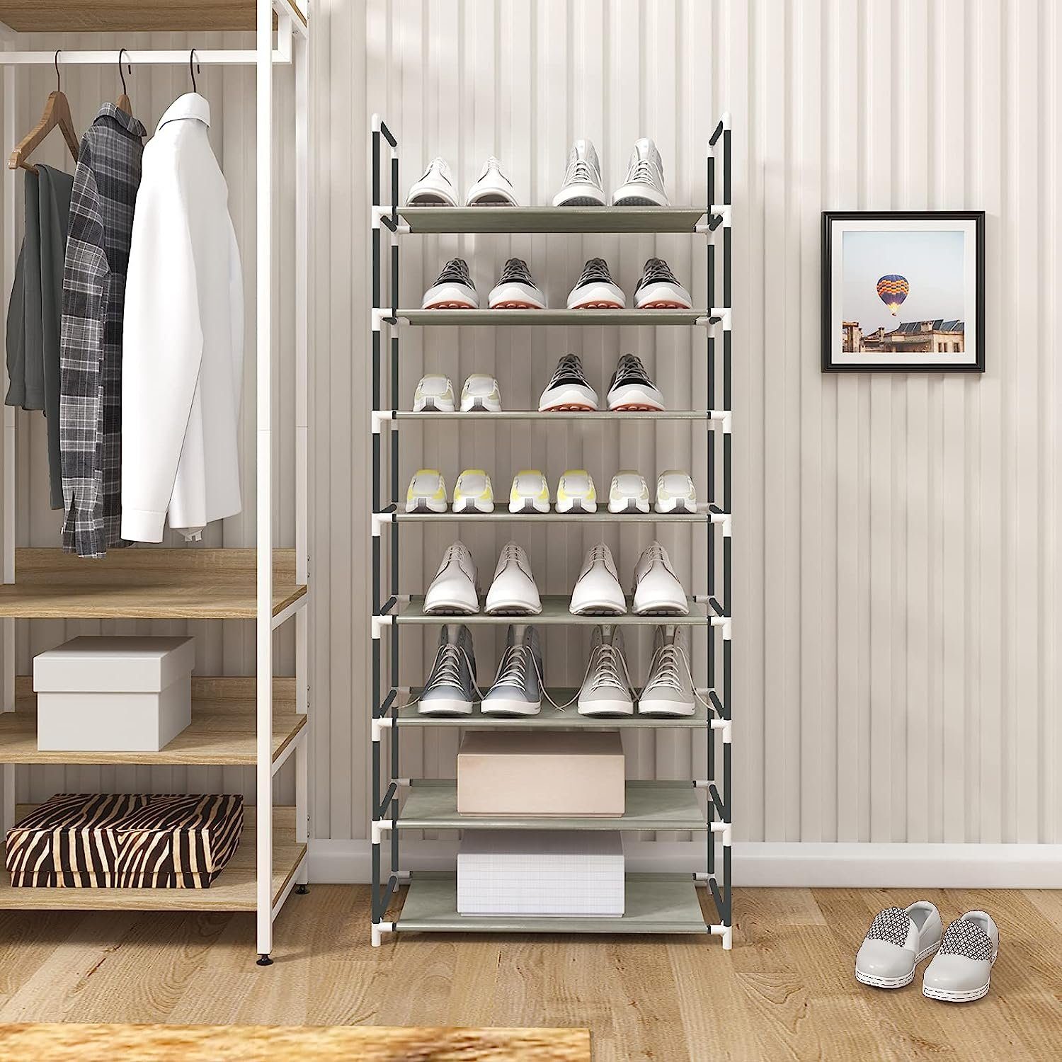 Woltu Schuhregal, Schuhregal Schuhständer 8 Schicht günstig online kaufen