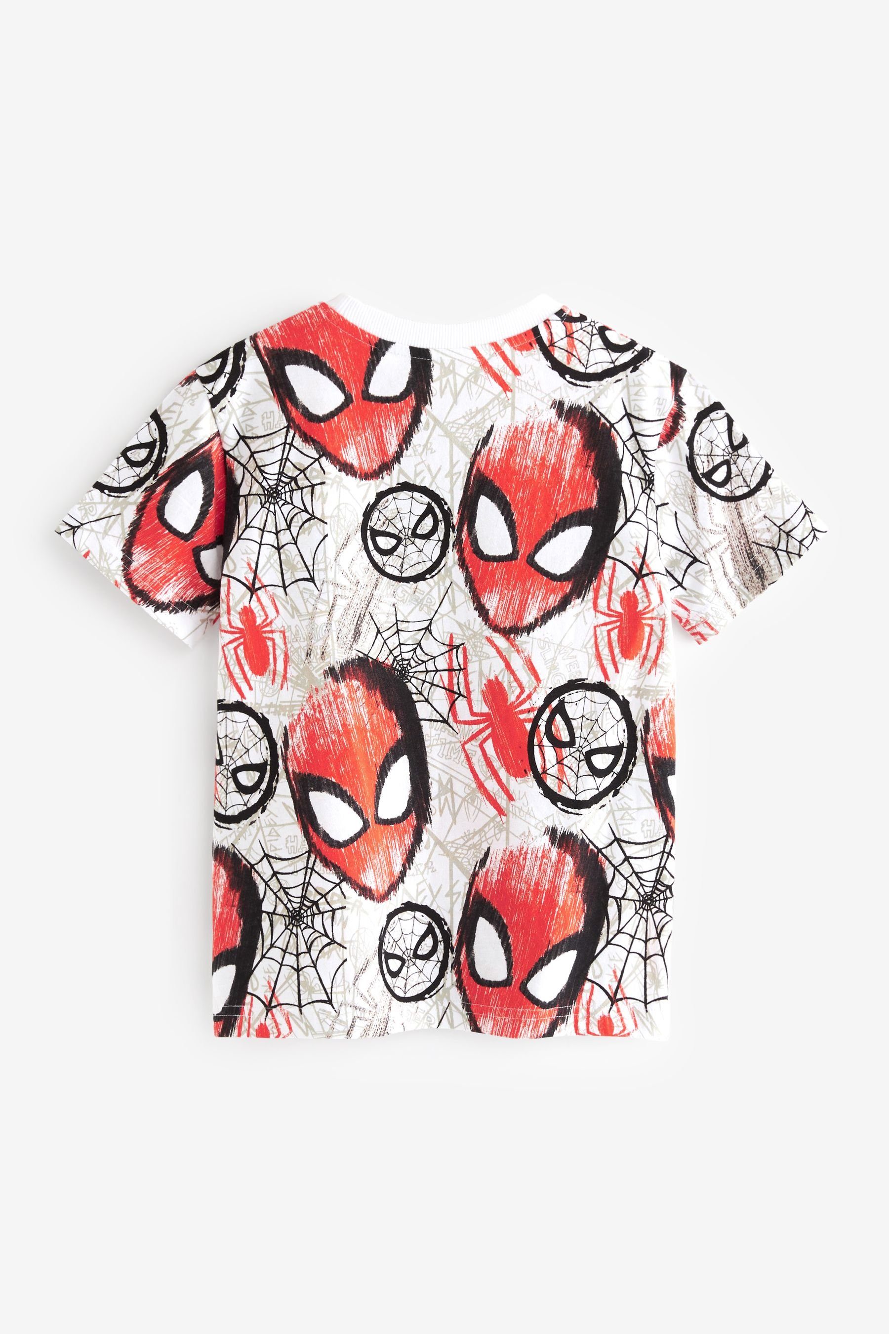 kurzen mit T-Shirt Ärmeln (1-tlg) Next T-Shirt Spider-Man