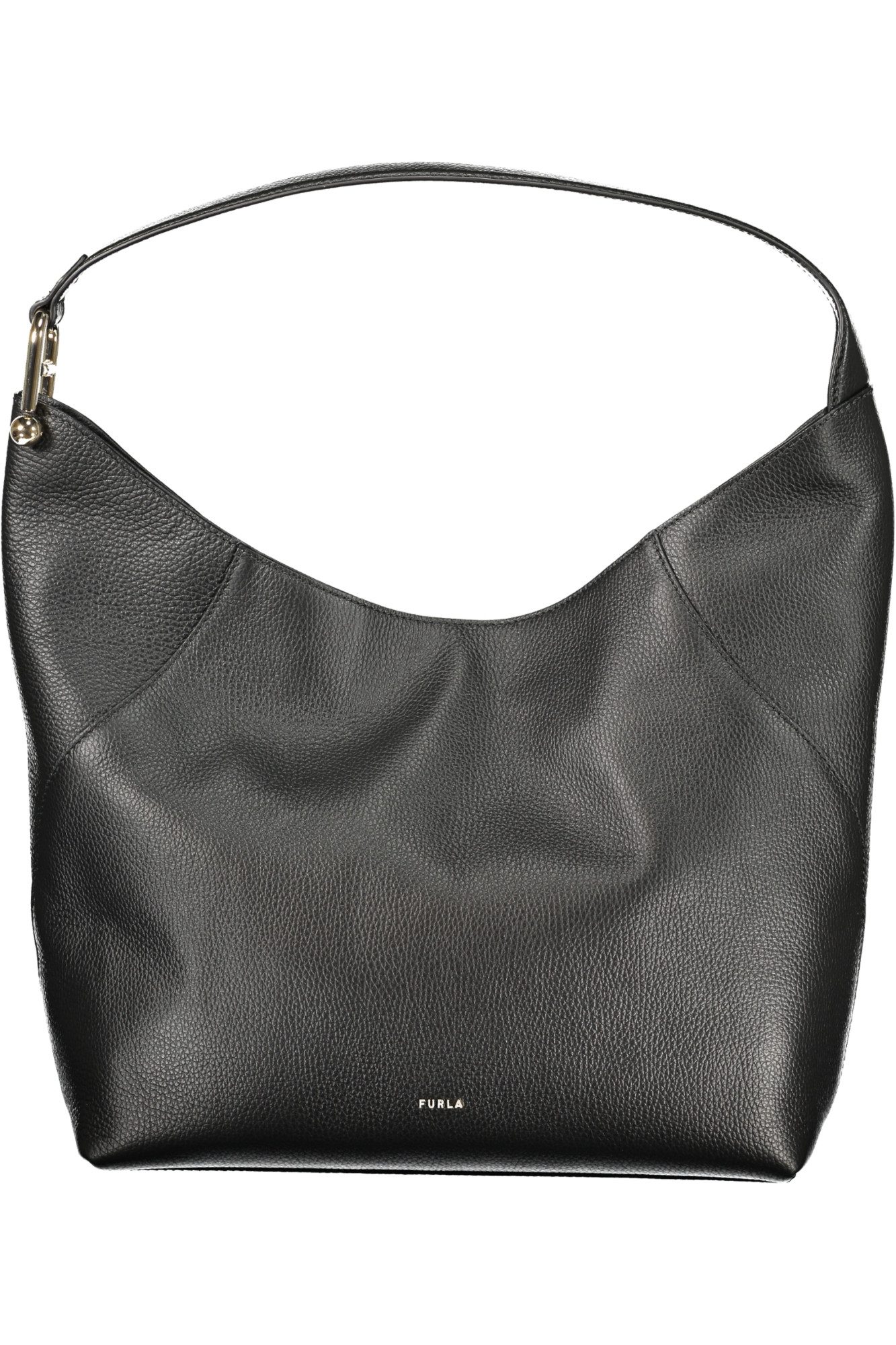 Furla Umhängetasche, Elegante Schwarze Schultertasche Lara mit Magnetverschluss & Fächern