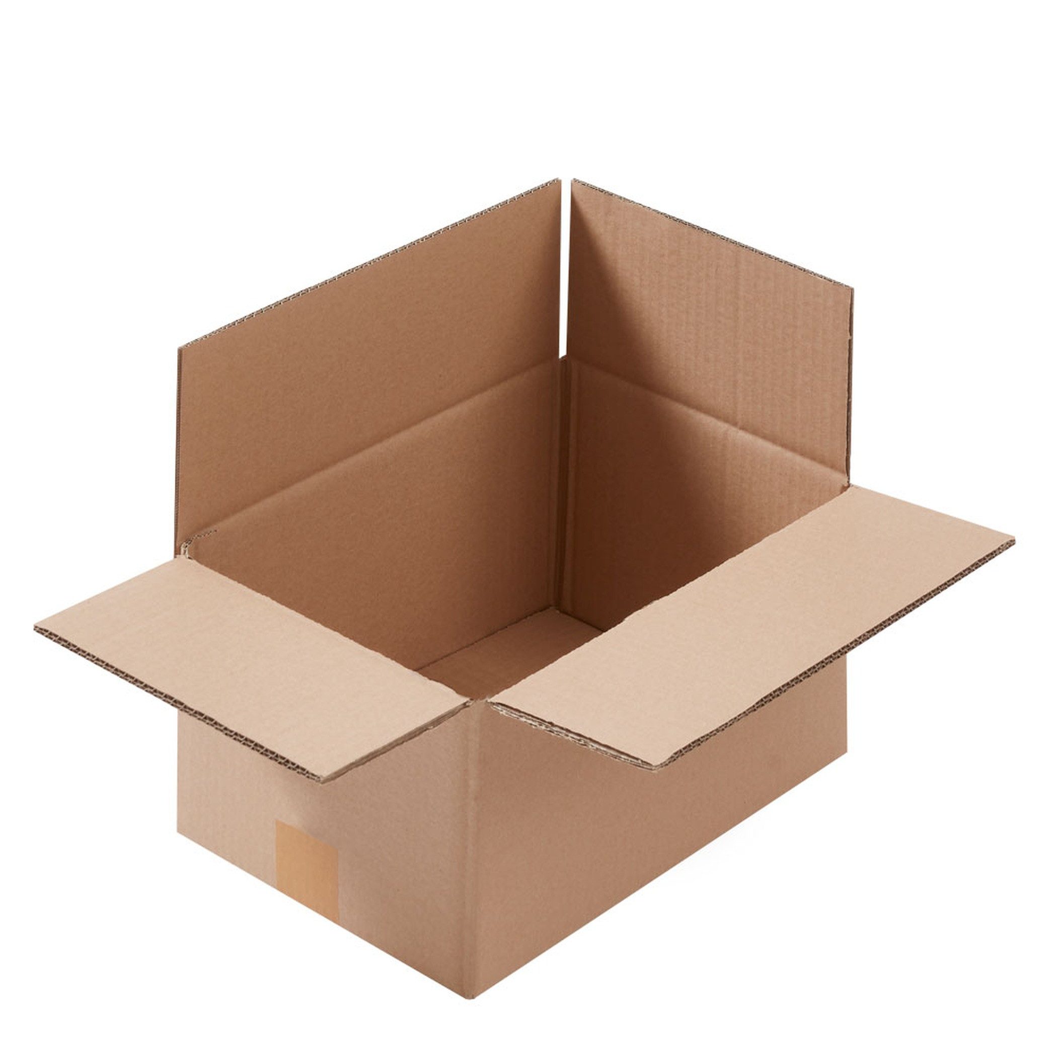 BB-Verpackungen Versandkarton Faltkarton, 1-wellig, 330 mm x 240 mm x 160 mm, 100 Stück