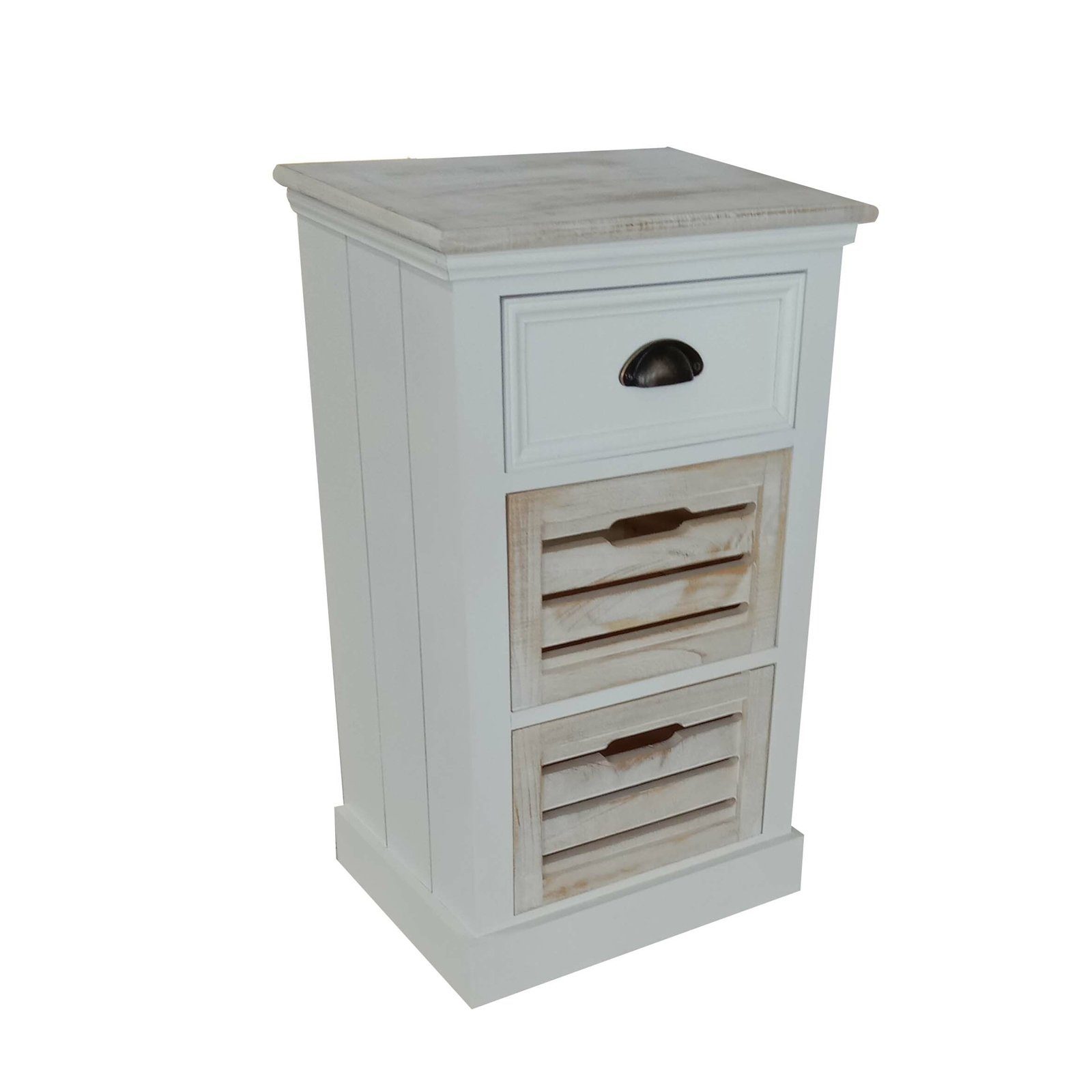 HTI-Line Kommode Schränkchen Sola (Stück, 1 St., 1x Schränkchen, ohne Dekoration), Schubladenkommode Nachtschrank Landhausstil