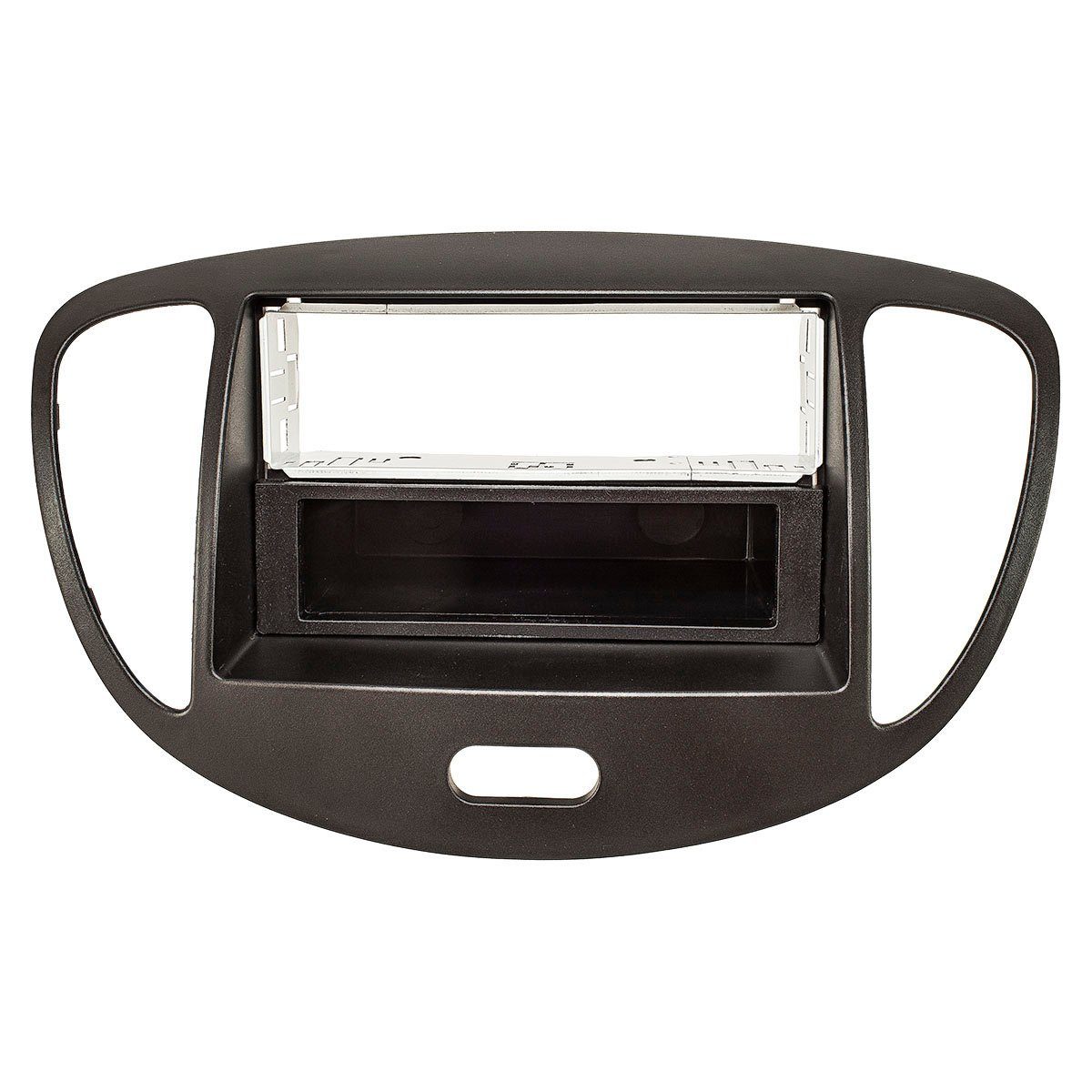 Radioblende Käfig passt für Hyundai i10 2008-2013 schwarz Autoradio