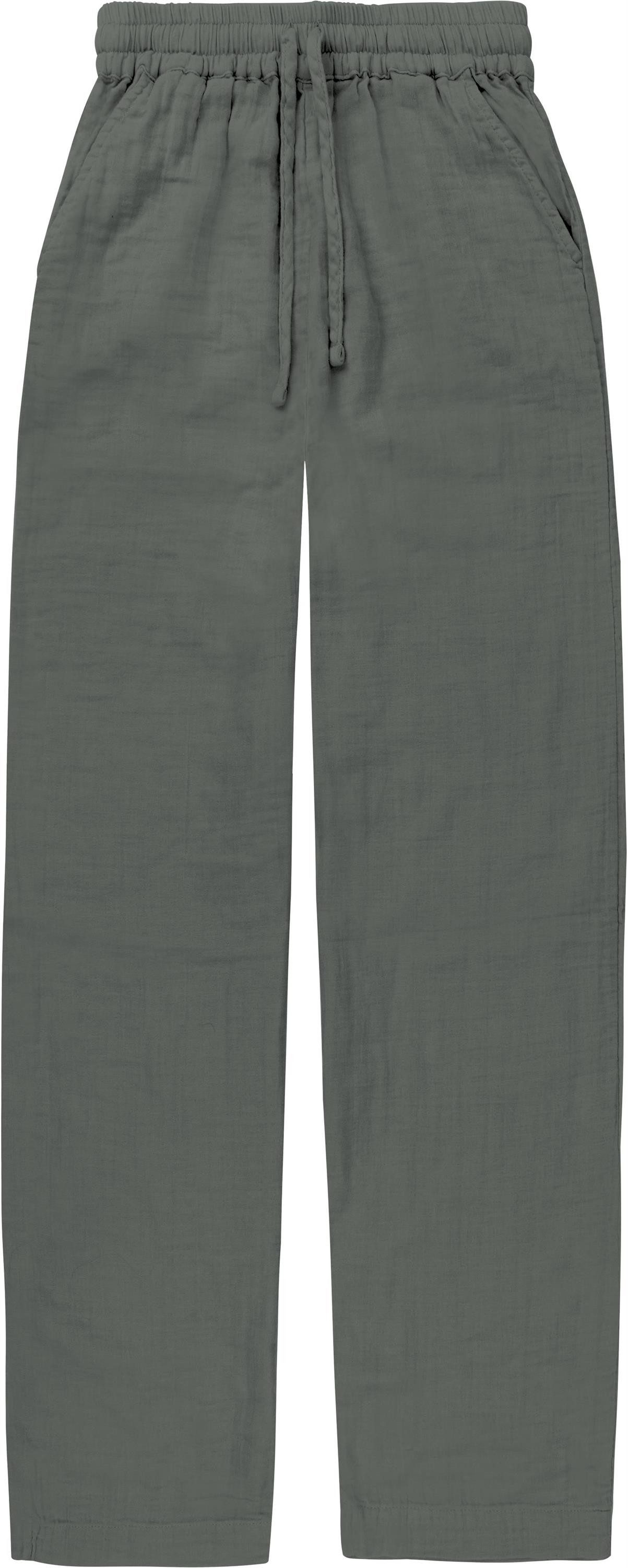 Janice Stoffhose Musselin Hose extra lang Chania Lockere Sommer Stoffhose für Frauen