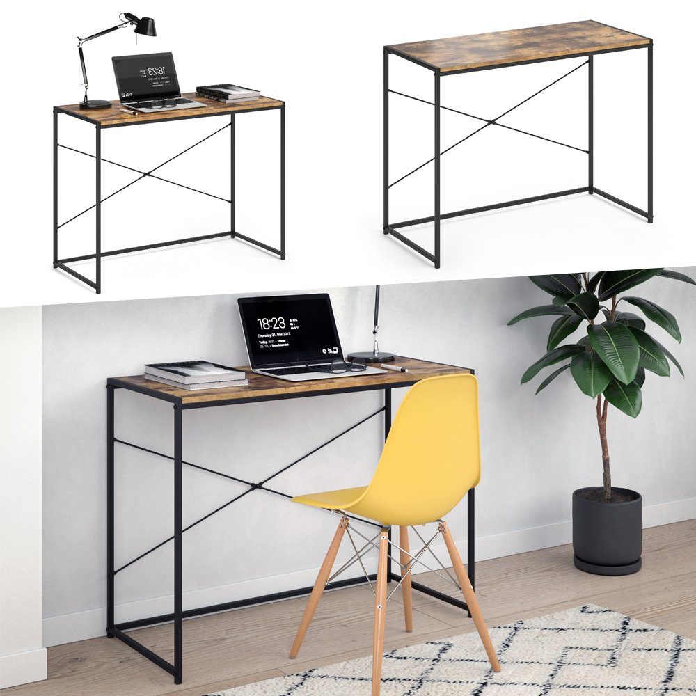 Vicco Schreibtisch »Bürotisch Arbeitstisch 100 x 45 cm Loft FYRK« online  kaufen | OTTO
