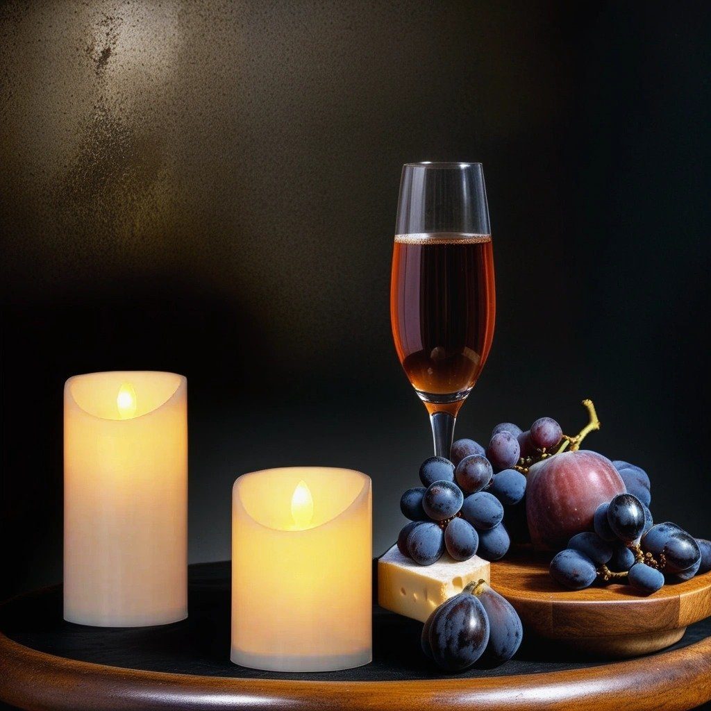 Marrakesch Orient & Mediterran Interior LED-Kerze 2er Set Vintage Echtwachs günstig online kaufen