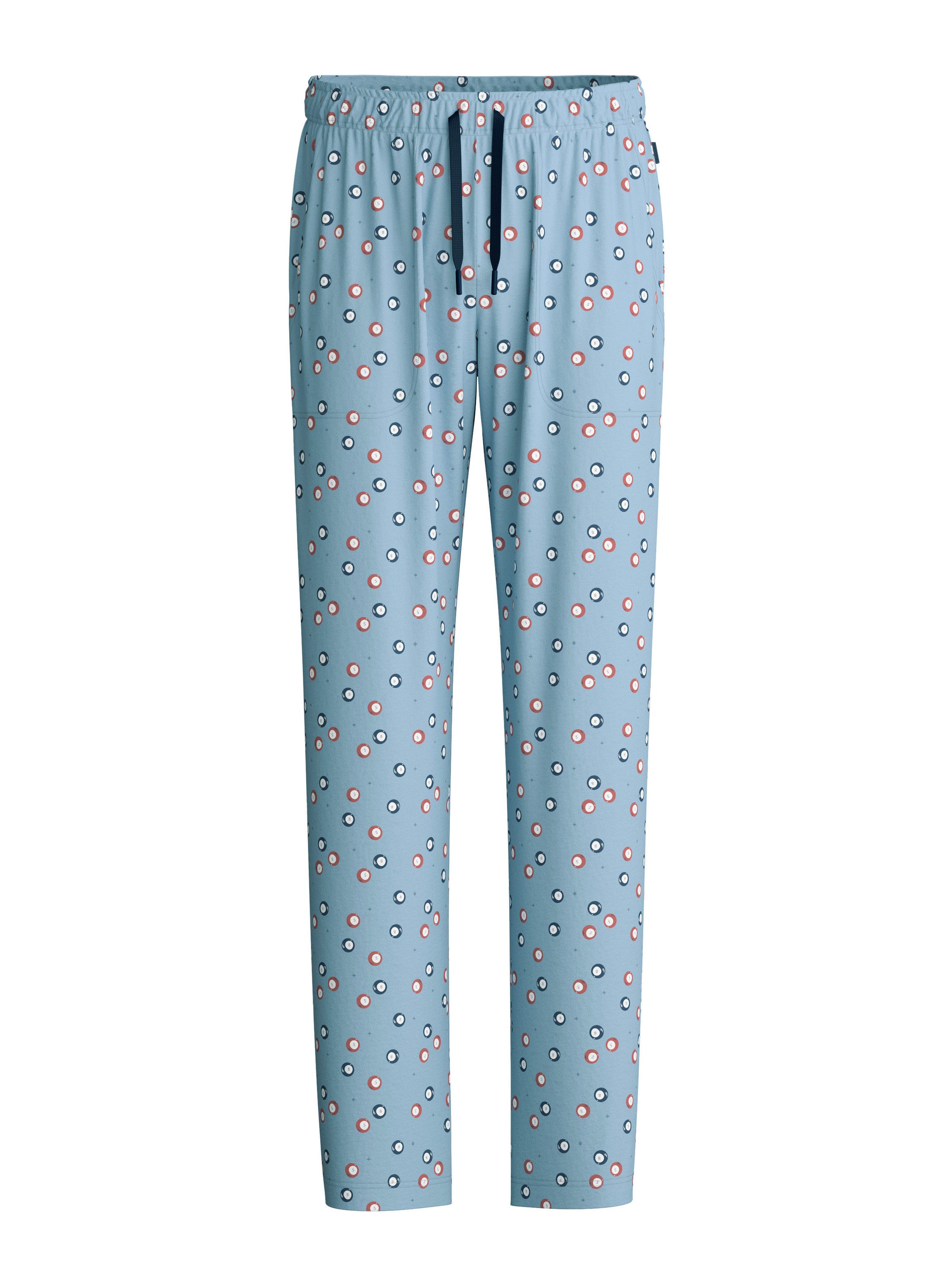 CALIDA Pyjamahose RMX Sleep Weekend Herren (1-tlg) weiche Baumwolle, Seitentaschen und lockerer Schnitt