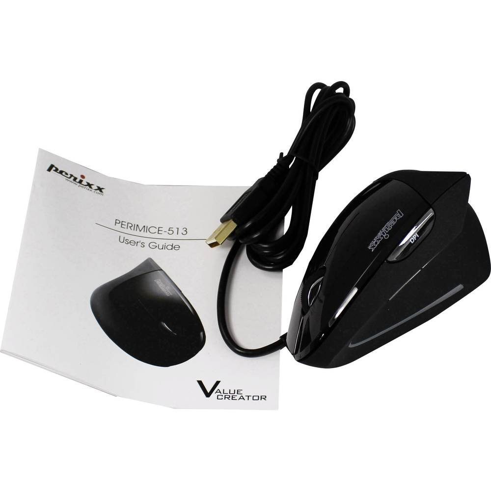 Perixx Ergonomische Maus Perimice-513 11168 Mäuse (Ergonomisch)
