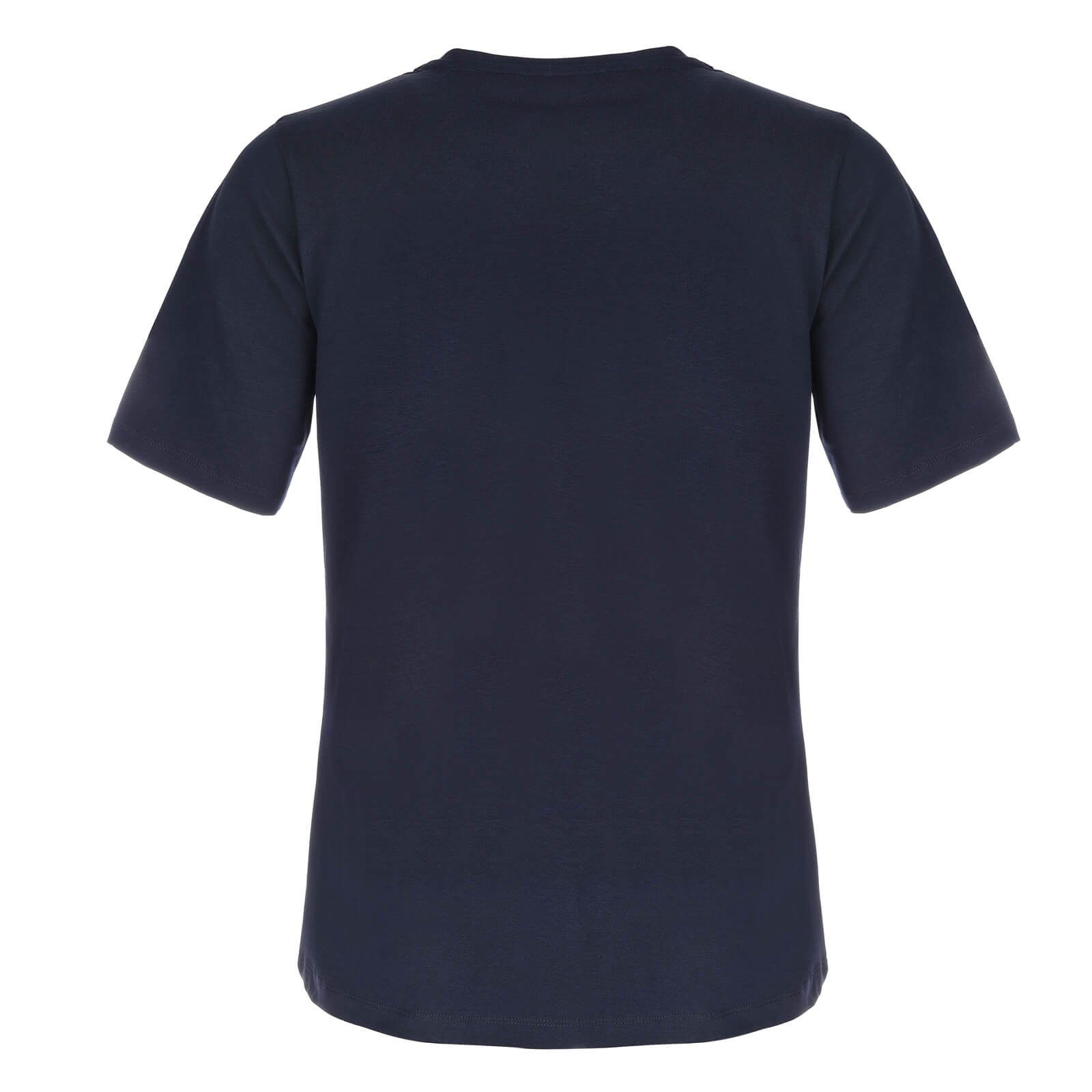 modAS T-Shirt 46113 Damen Kurzarmshirt mit Anker-Streifen-Print - Maritimes Rundhalsshirt