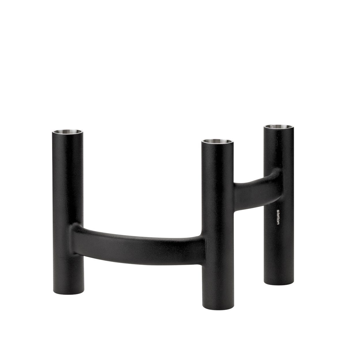 Stelton Kerzenhalter Kerzenständer dreiarmig ORA, Für runde Kerzen maximal 2 cm Durchmesser. Reduzierter Preis € 54,95. Unverbindliche Preisempfehlung € 89,95