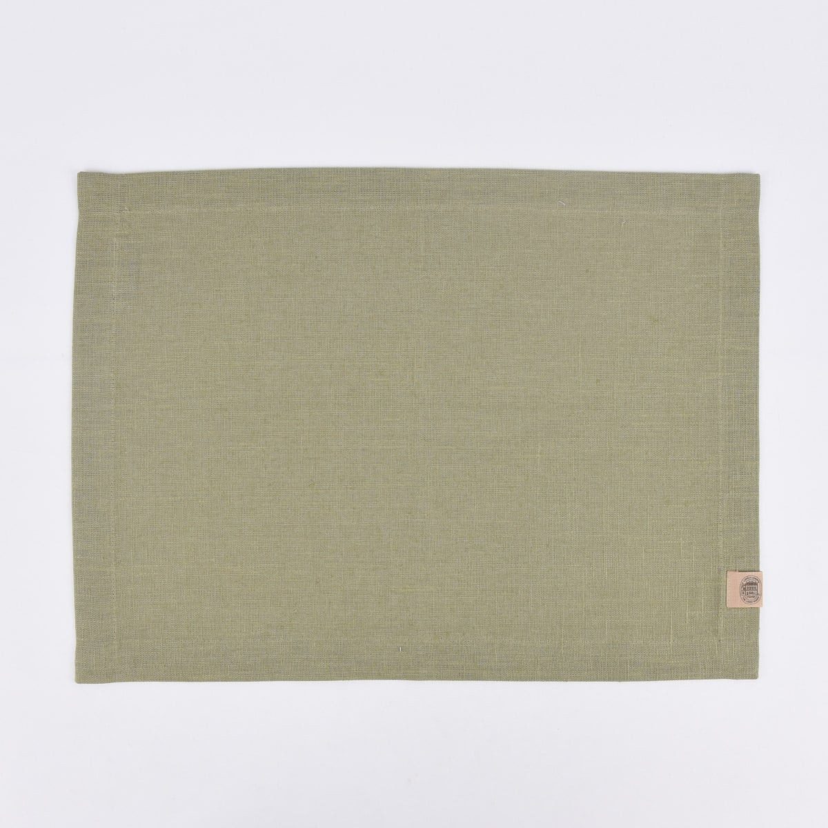 KARDELEN Platzset Platzset Erik aus 100% Leinen 1-lagig 40x50cm salbeigrün, allergikergeeignet,atmungsaktiv,pflegeleicht