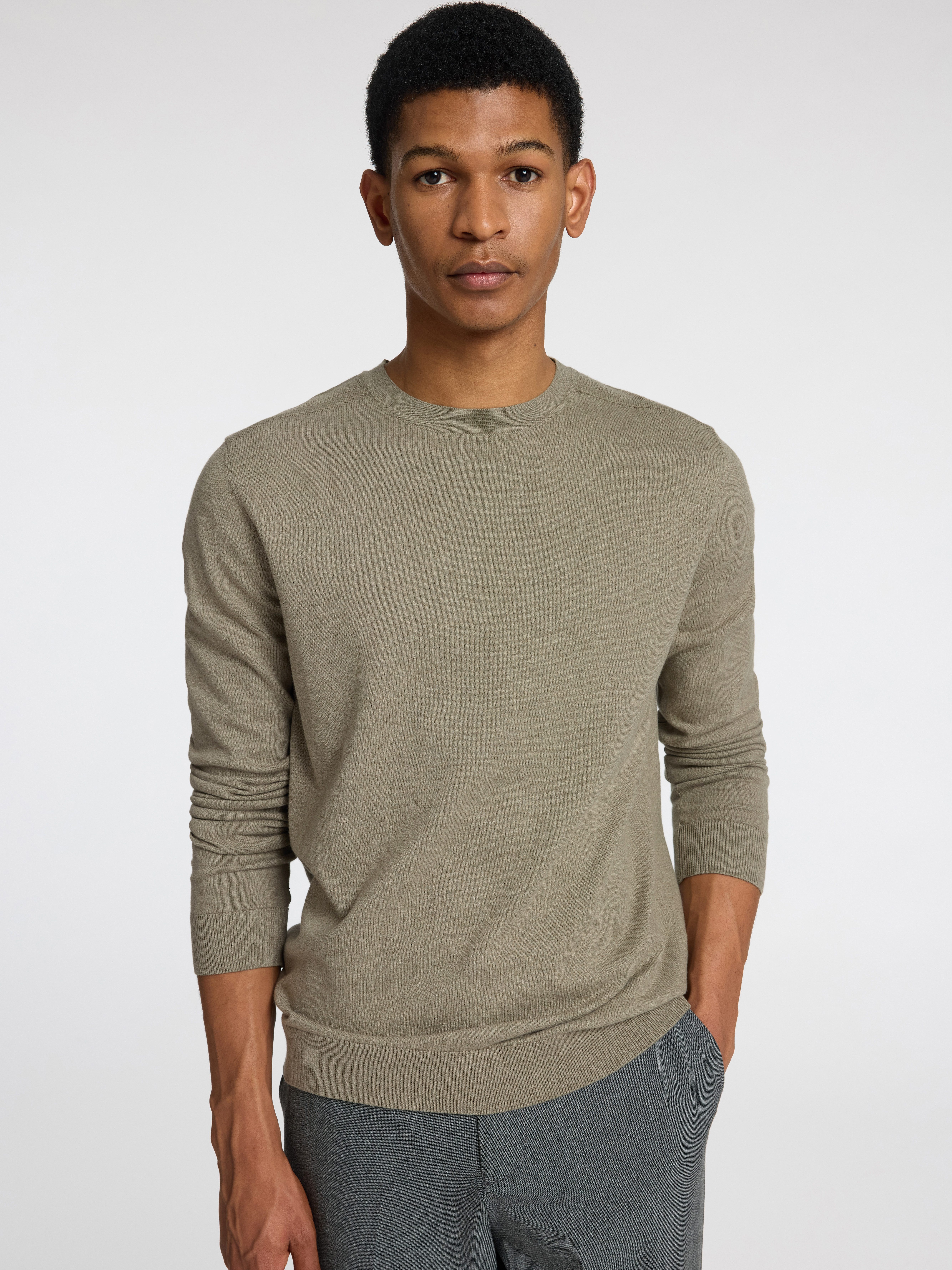 Selected Strickpullover SLHBERG CREW NECK NOOS günstig online kaufen
