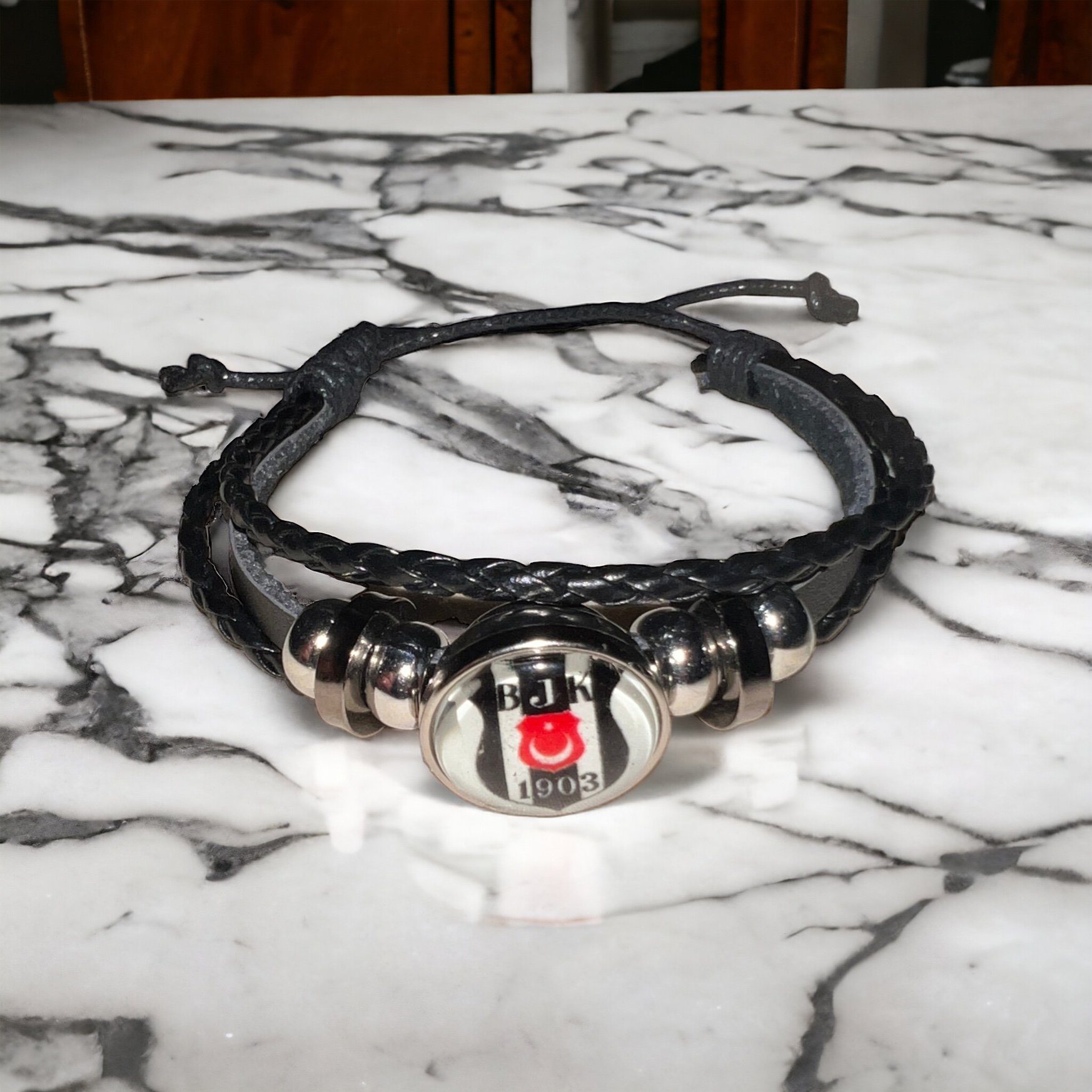 Stelby Armband mit Gravur Besiktas Armband 3D Gravur im Glas (Weihnachtsges günstig online kaufen