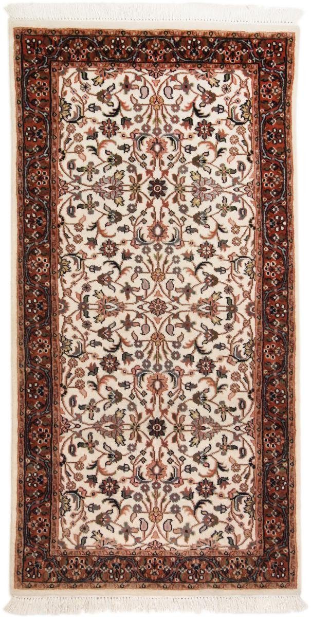 Orientteppich Indo Keshan 70x139 Handgeknüpfter Orientteppich Läufer, Nain Trading, rechteckig, Höhe: 12 mm