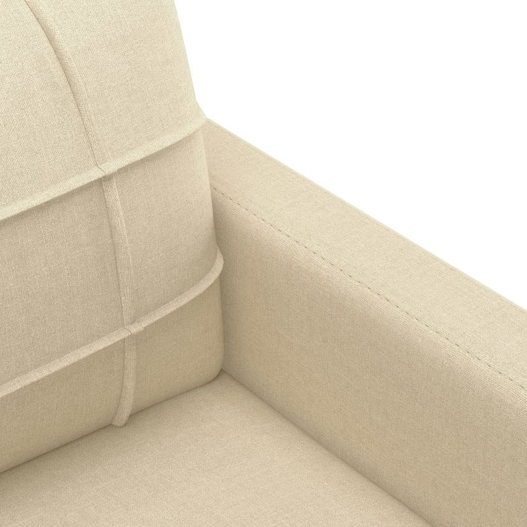 cm Stoff vidaXL 140 2-Sitzer-Sofa Sofa Creme