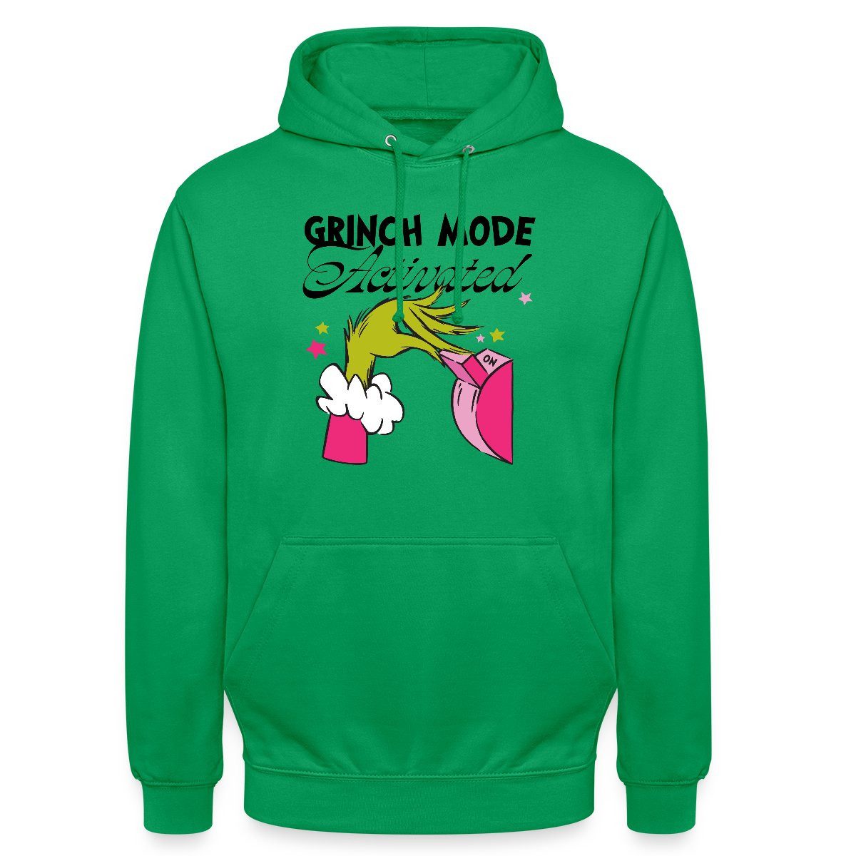Hoodie Der Grinch Statement Grinch Mode Activated Unisex Hoodie