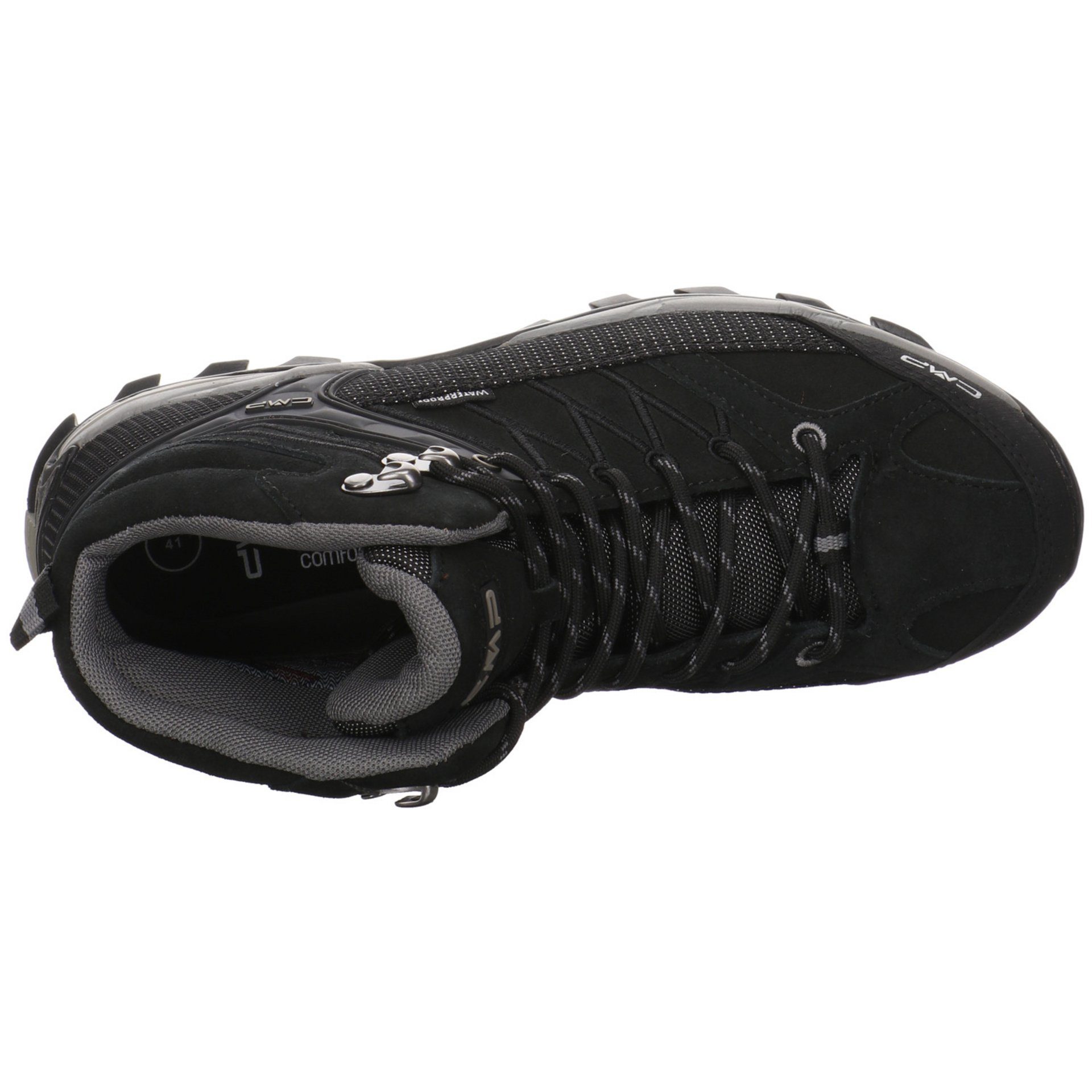 NERO-GREY Schuhe Leder-/Textilkombination Outdoor CMP Outdoorschuh Rigel Mid Outdoorschuh Herren