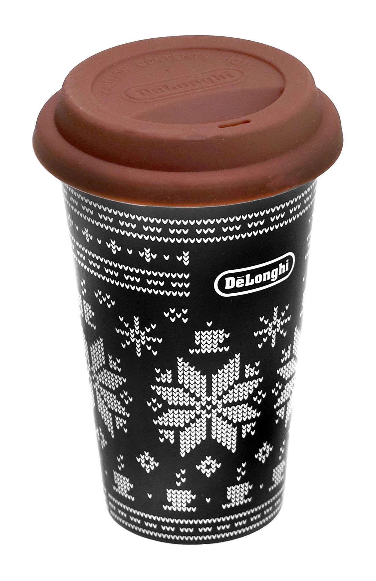 Thermobecher DeLonghi AS00004914 DLSC076 Doppelwandiger Keramikbecher, Thermobecher