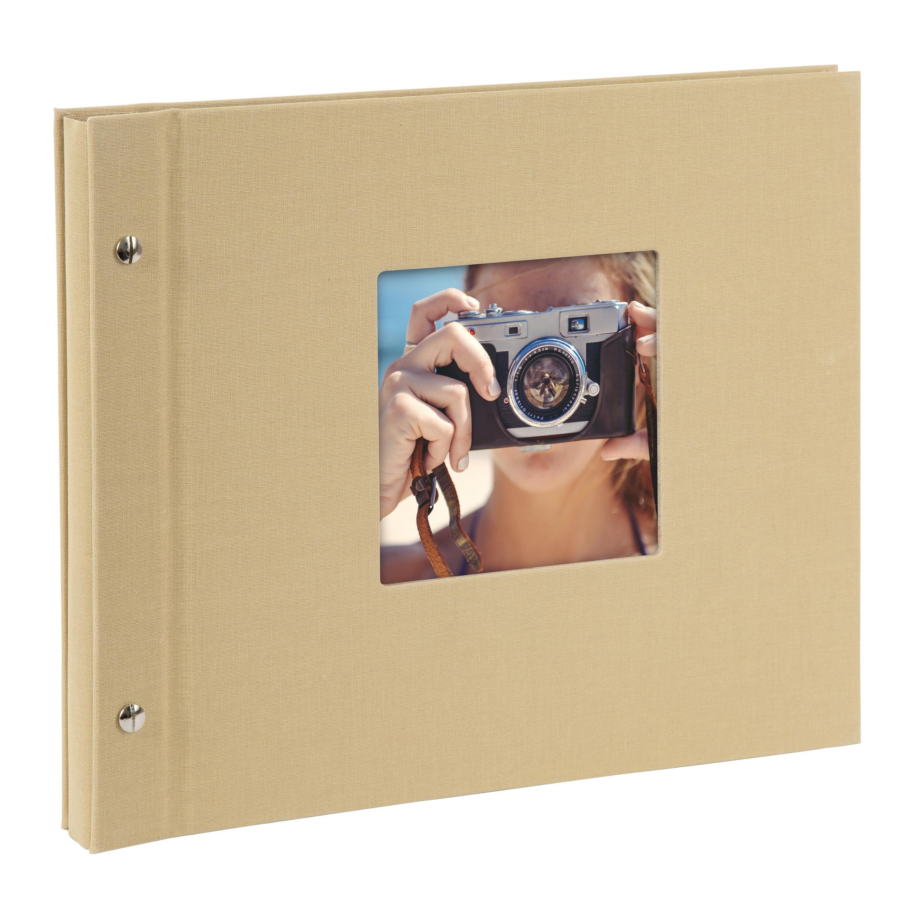Goldbuch Fotoalbum Schraubalbum 26646 Bella Vista 30x25cm beige