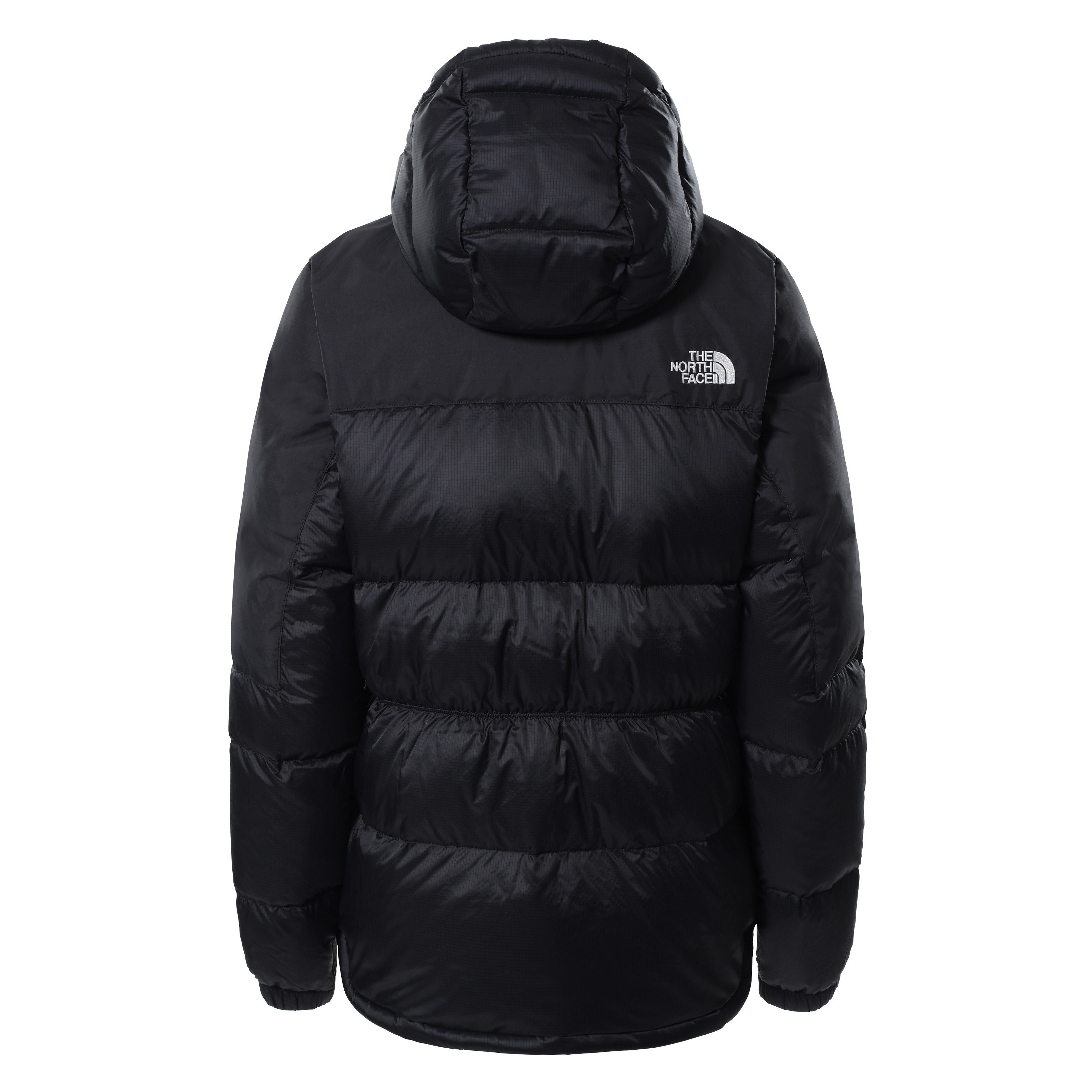 The North Face Daunenjacke mit Kapuze und hochschließendem Kragen, winddicht und wasserabweisend