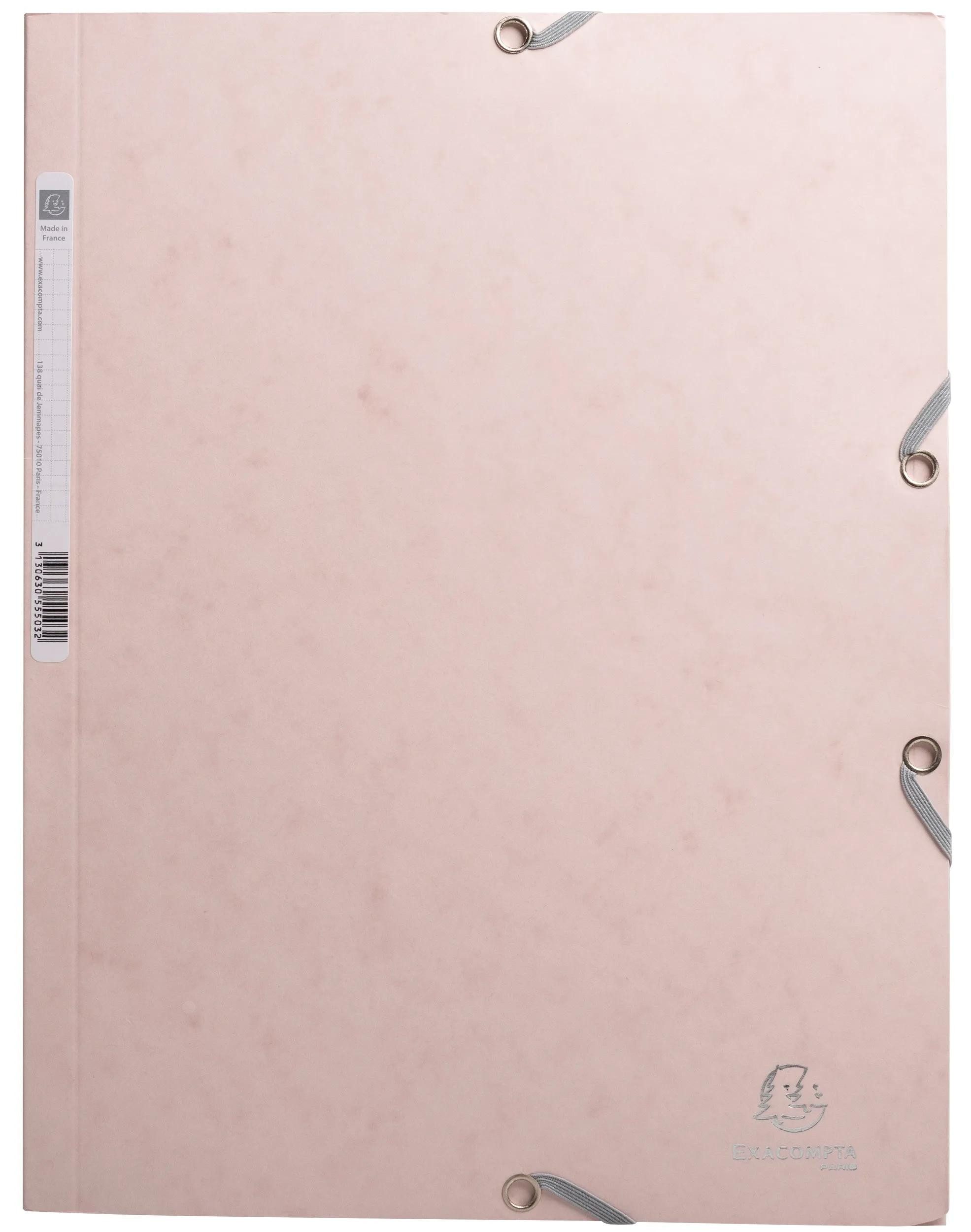 EXACOMPTA Organisationsmappe 25x Sammelmappe Colorspan 400g, 24x32cm, Skandi - 55274E, Sammelmappen 3 Klappen