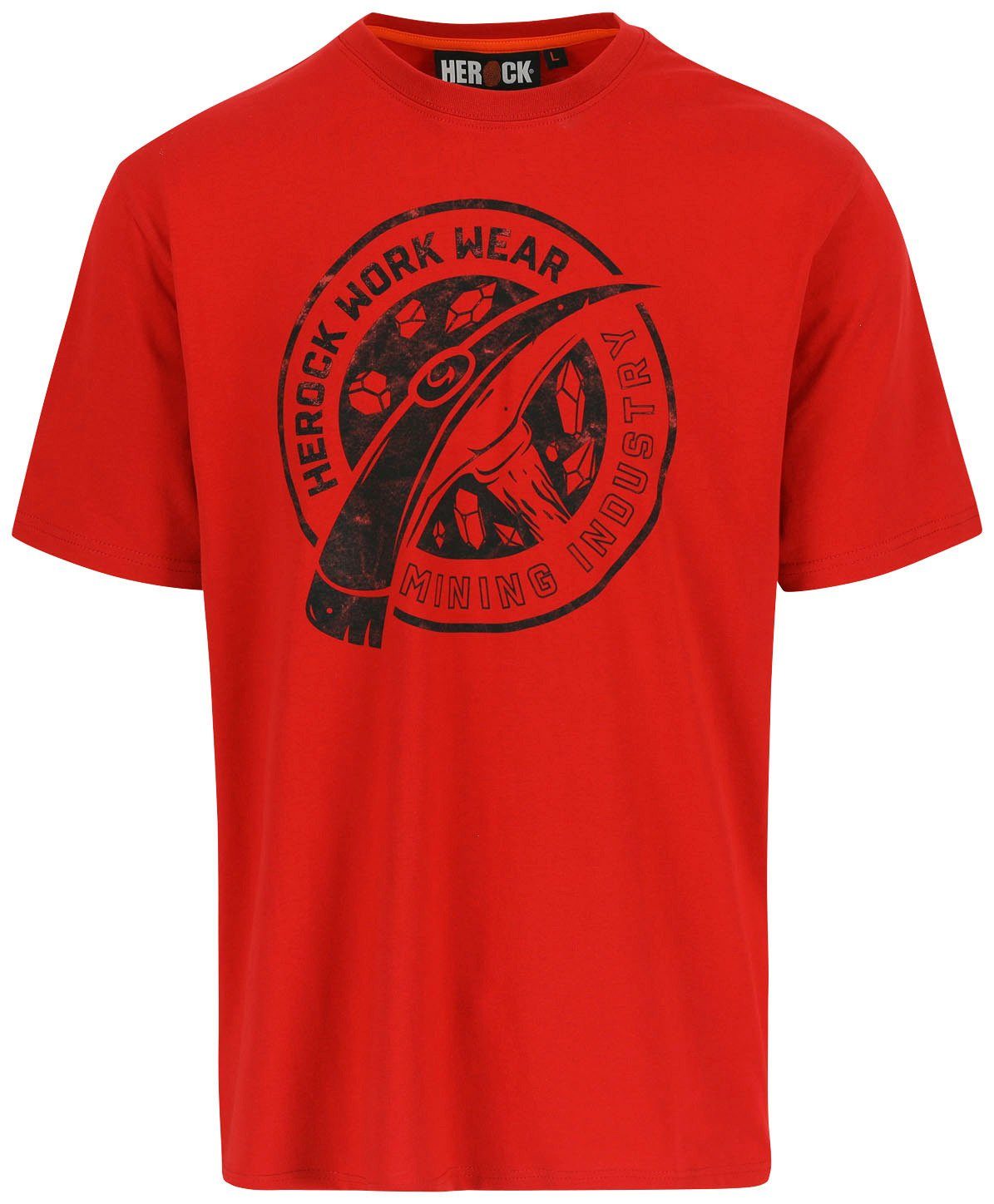 Herock T-Shirt Worker verschiedene Limited Edition, Farben in rot erhältlich