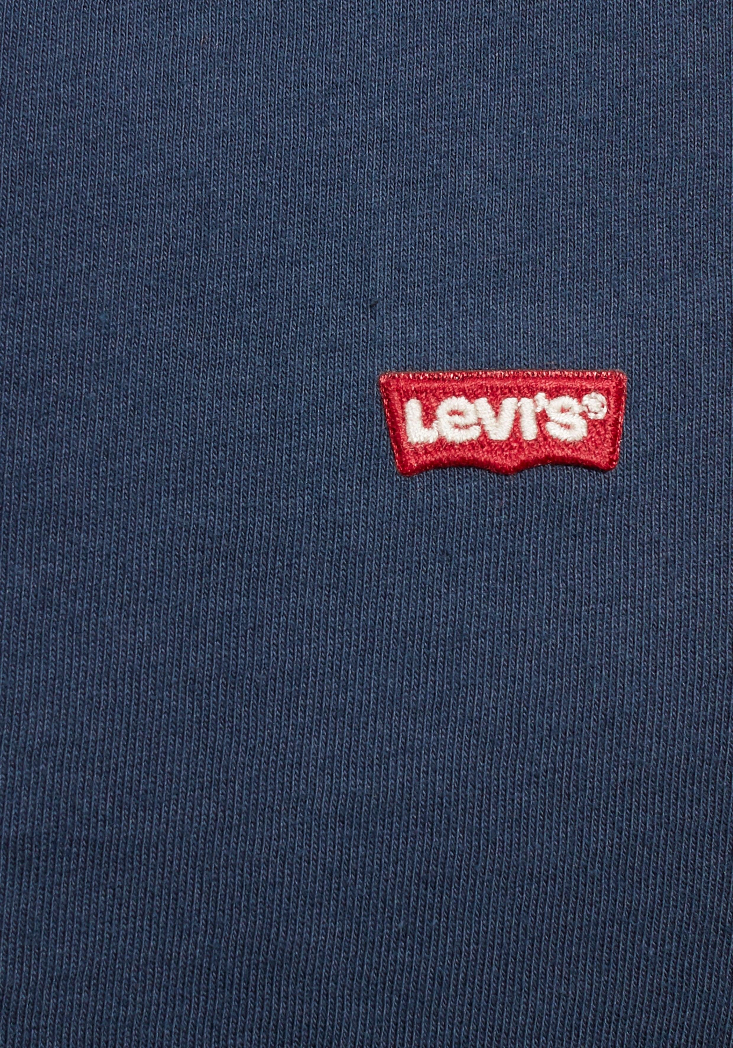 Langarmshirt mit navy Levi's® Logo-Applikation