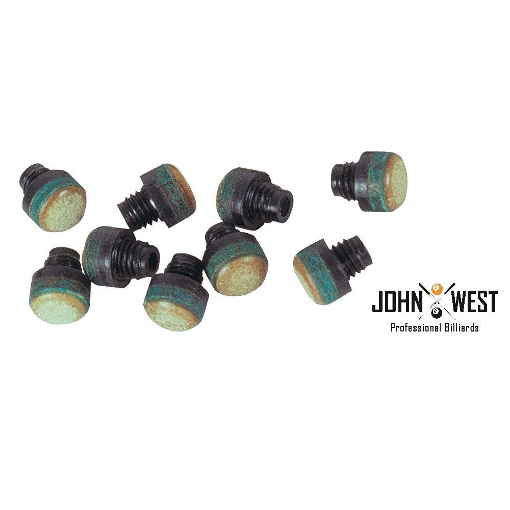 Billardqueue 10 John West Billard Schraubleder M8x12