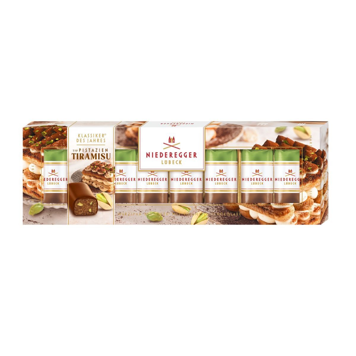 Niederegger Süßigkeit Klassiker® des Jahres 2026 "Pistazien-Tiramisu", 100 g, Niederegger, 100 g