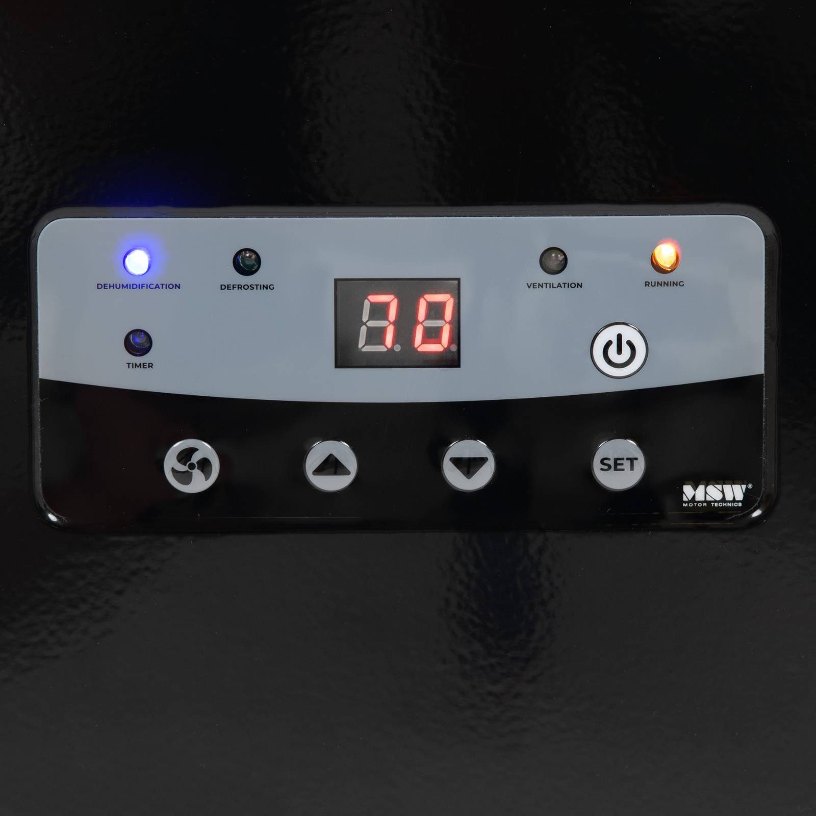 MSW Bautrockner 72 l / 24 h Luftentfeuchter für Kriechkeller 90 m² Raumtrockner, Entfeuchtung 72 l/Tag