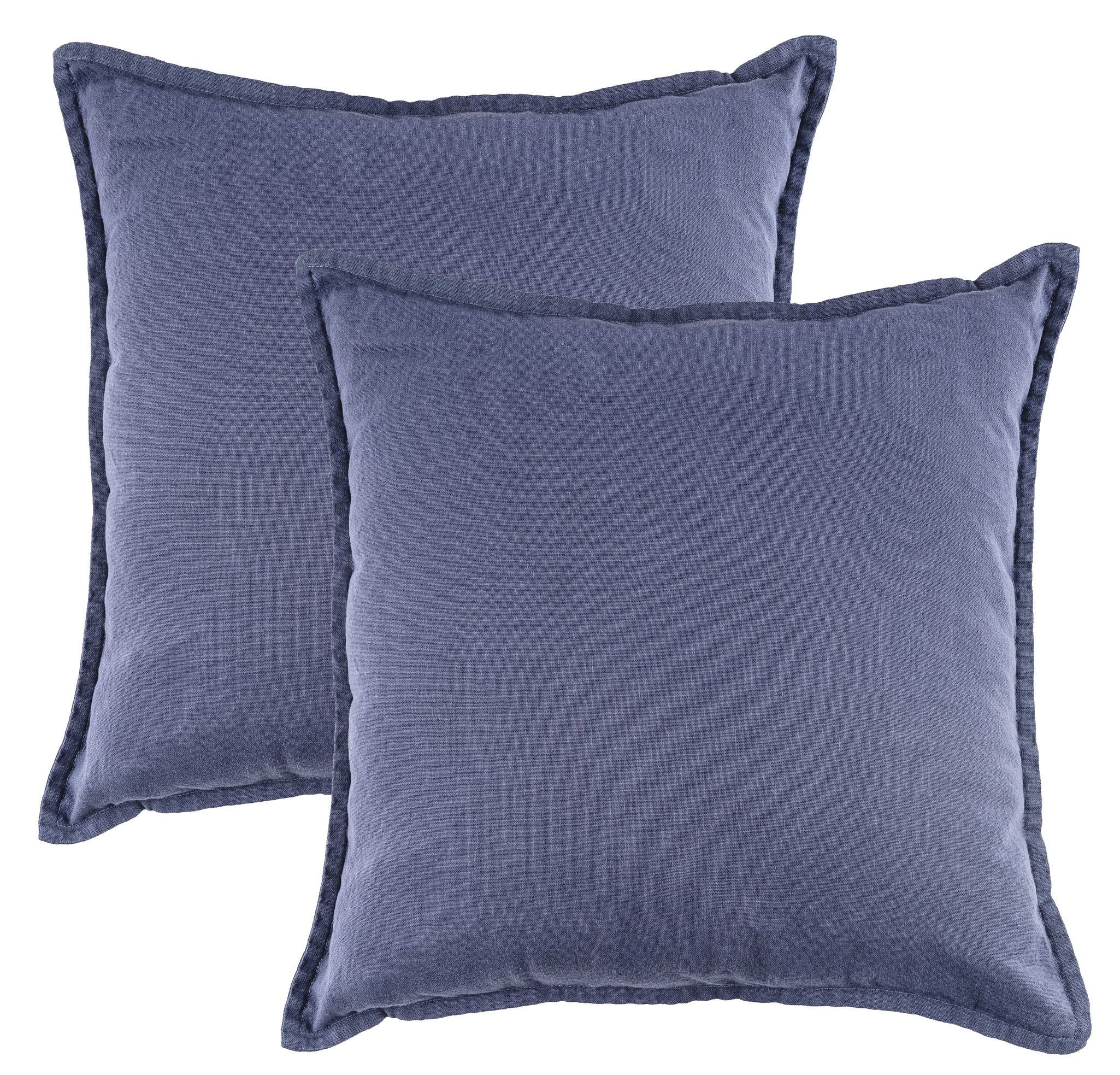 JACK Kissenbezüge 45x45cm 2er Set Kissenhülle Leinenoptik Mistral, (2 Stück günstig online kaufen