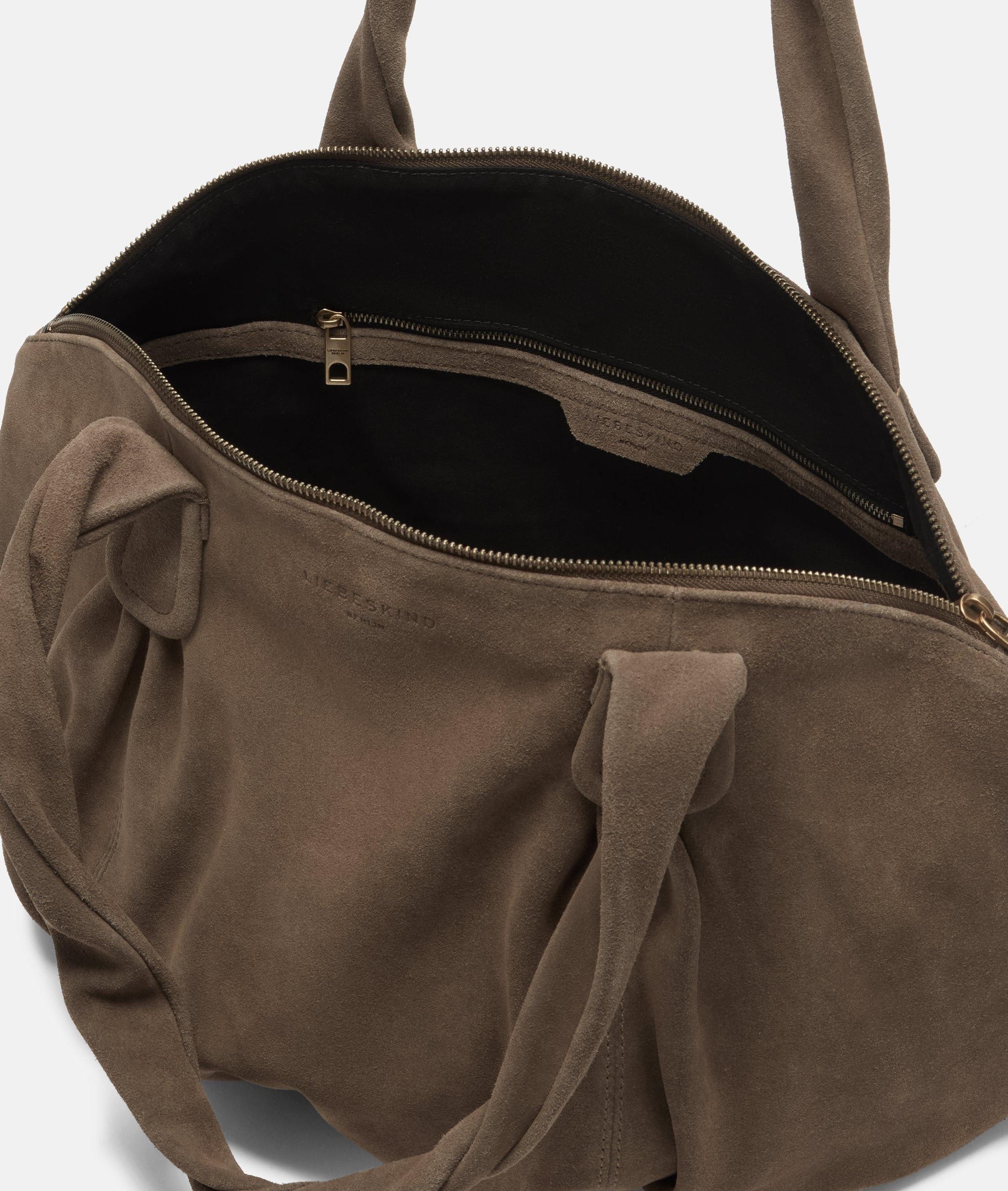Liebeskind Berlin Shopper Archive Lucy Shopper M, Geräumiger Shopper aus weichem Veloursleder
