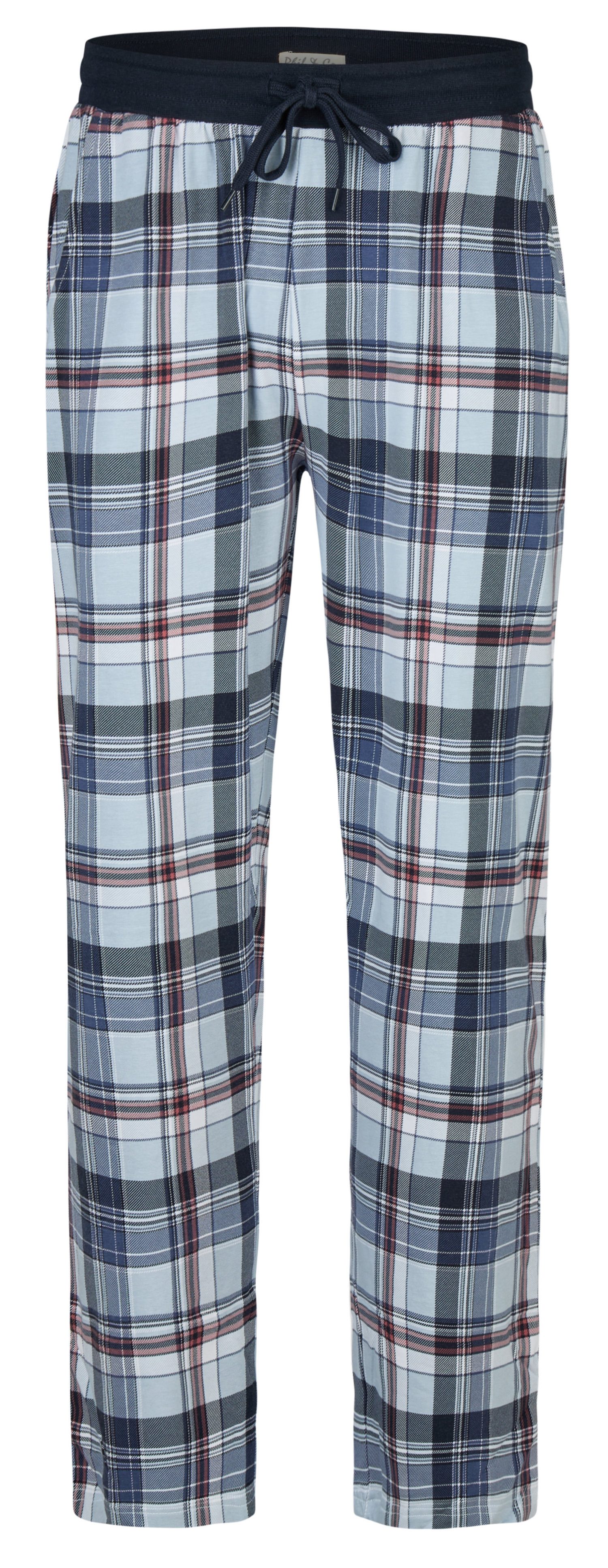 Phil & Co. Pyjamahose Herren Schlafanzughose kariert (1-tlg) Modisches Design