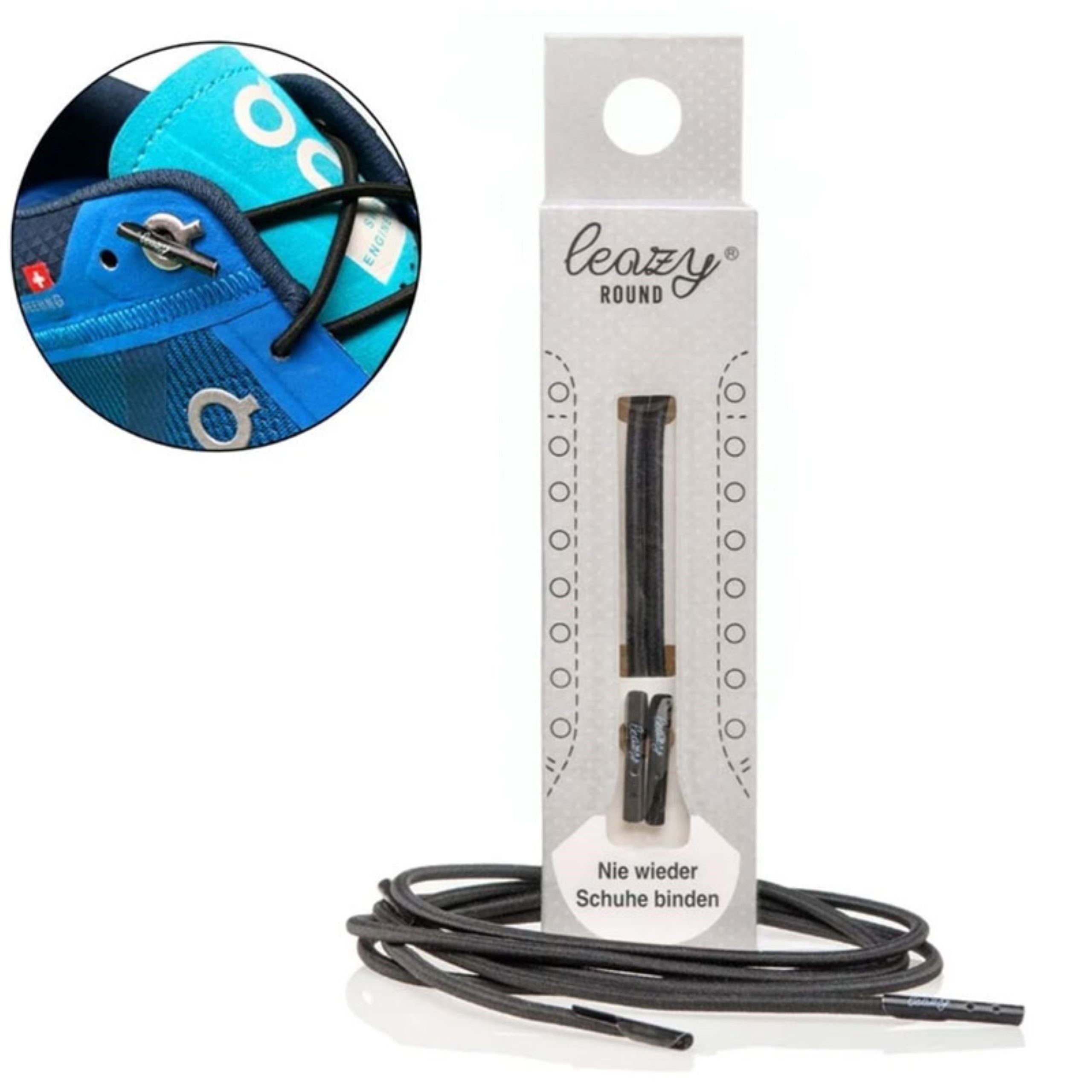 leazy leazy ROUND - elastische Schnürsenkel für Laufschuhe/Tennisschuhe/ON günstig online kaufen