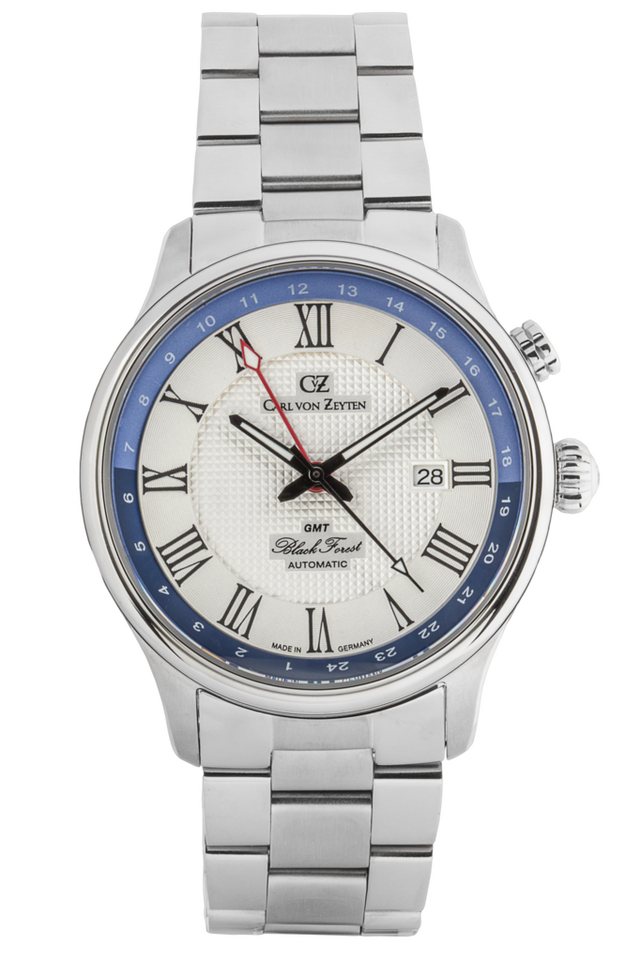 Carl von Zeyten Automatikuhr Carl von Zeyten Herrenarmbanduhr CVZ0087WHMS  Rench Automatik Limited E, (1-tlg)