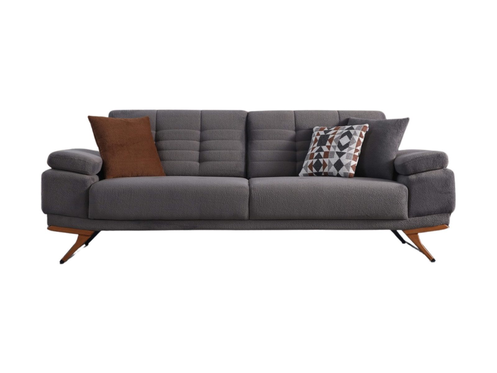 Villa Möbel Sofa New Oase, 3-Sitzer 1 Teile, mit Relax-/Bettfunktion durch verstellbare Rückenlehne
